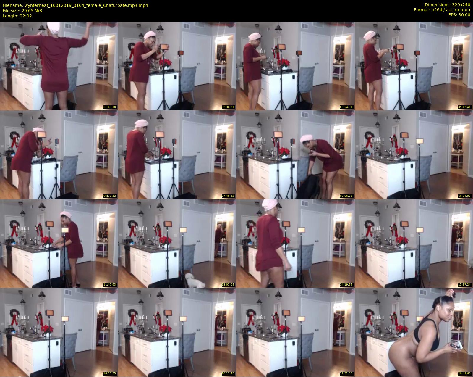 wynterheat — 23 minute Chaturbate female cam show recording, SD, Jan 10, 2019
