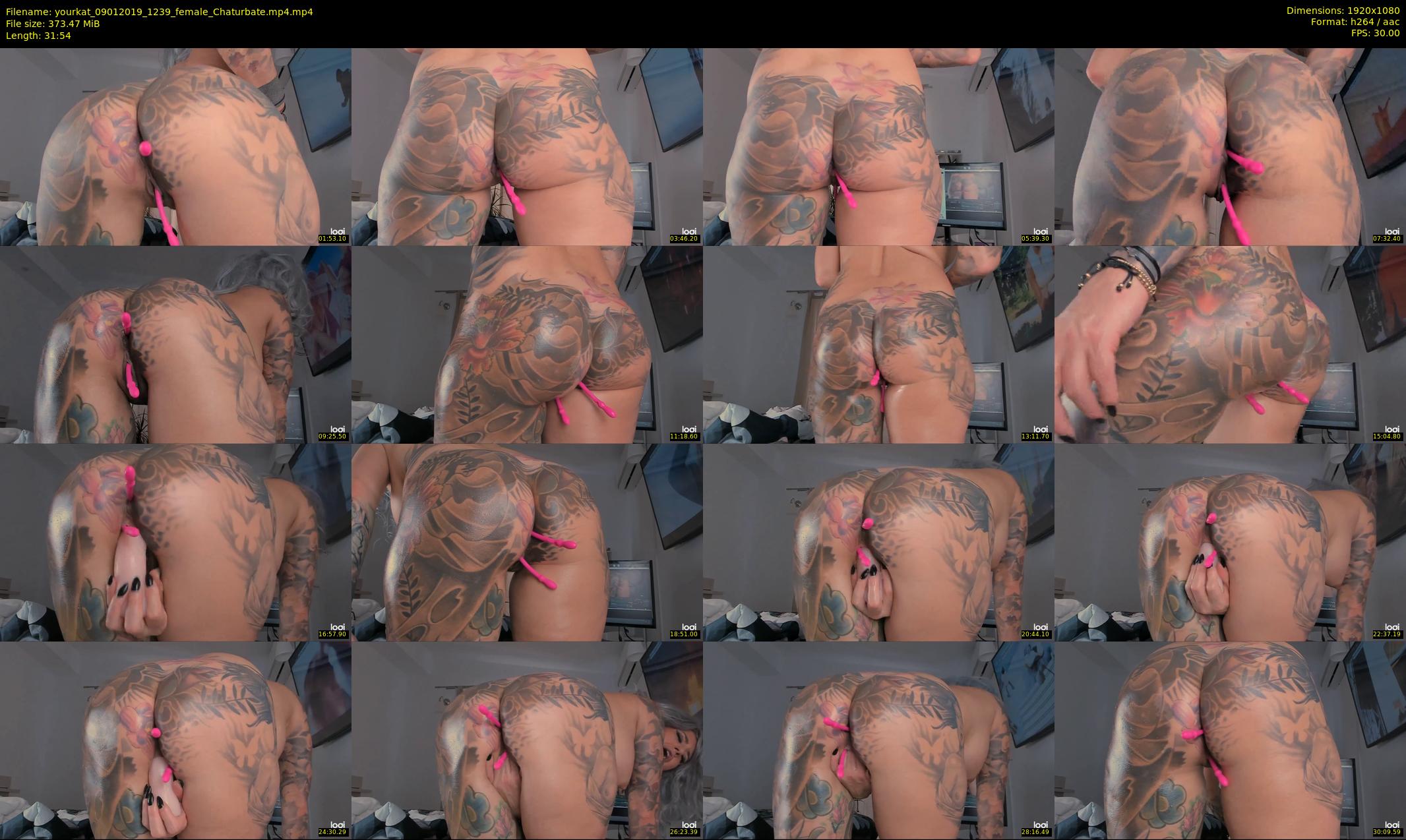 yourkat — 32 minute Chaturbate female cam show recording, 1080p, Jan 9, 2019
