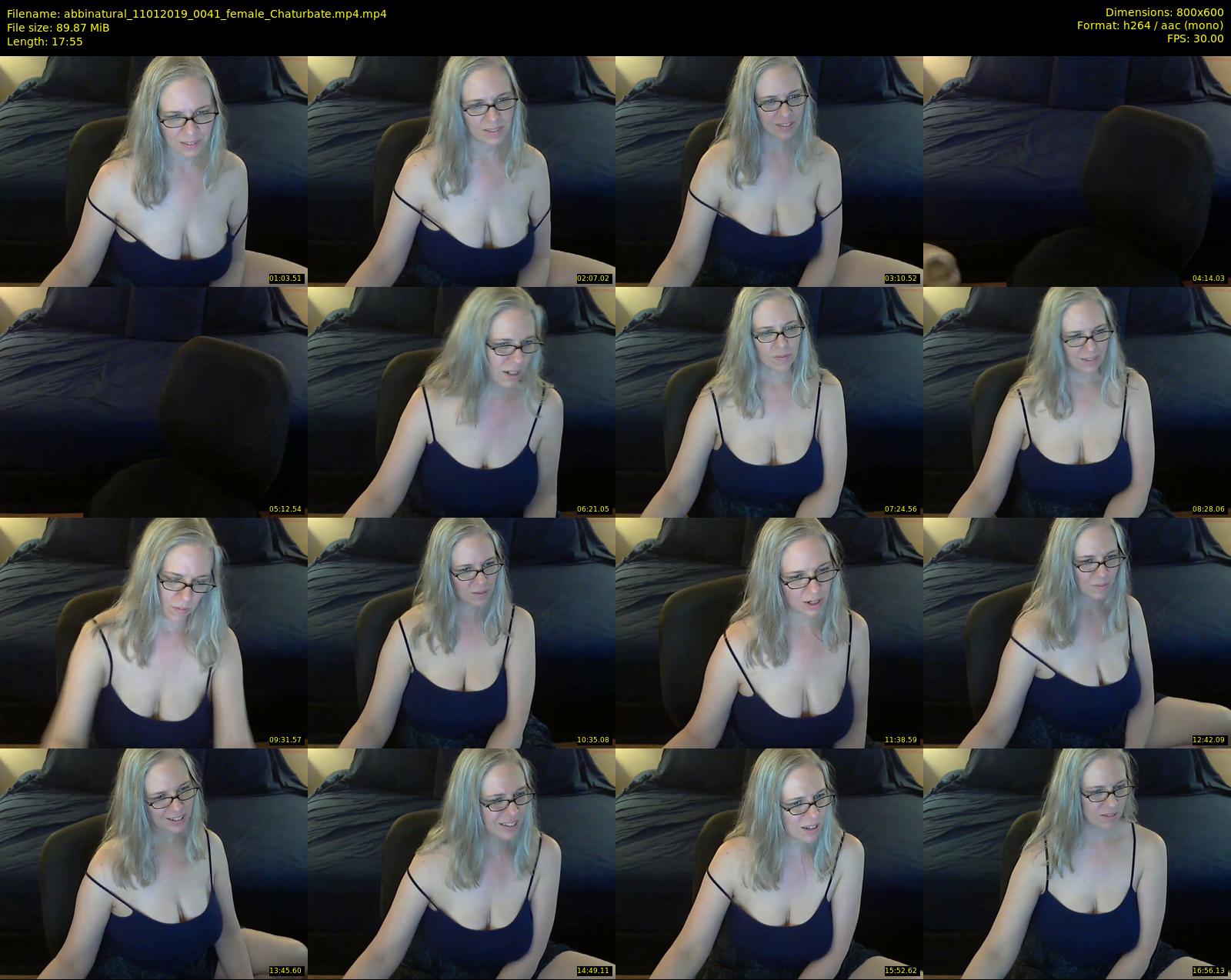 abbinatural — 18 minute Chaturbate female cam show recording, 480p, Jan 11, 2019
