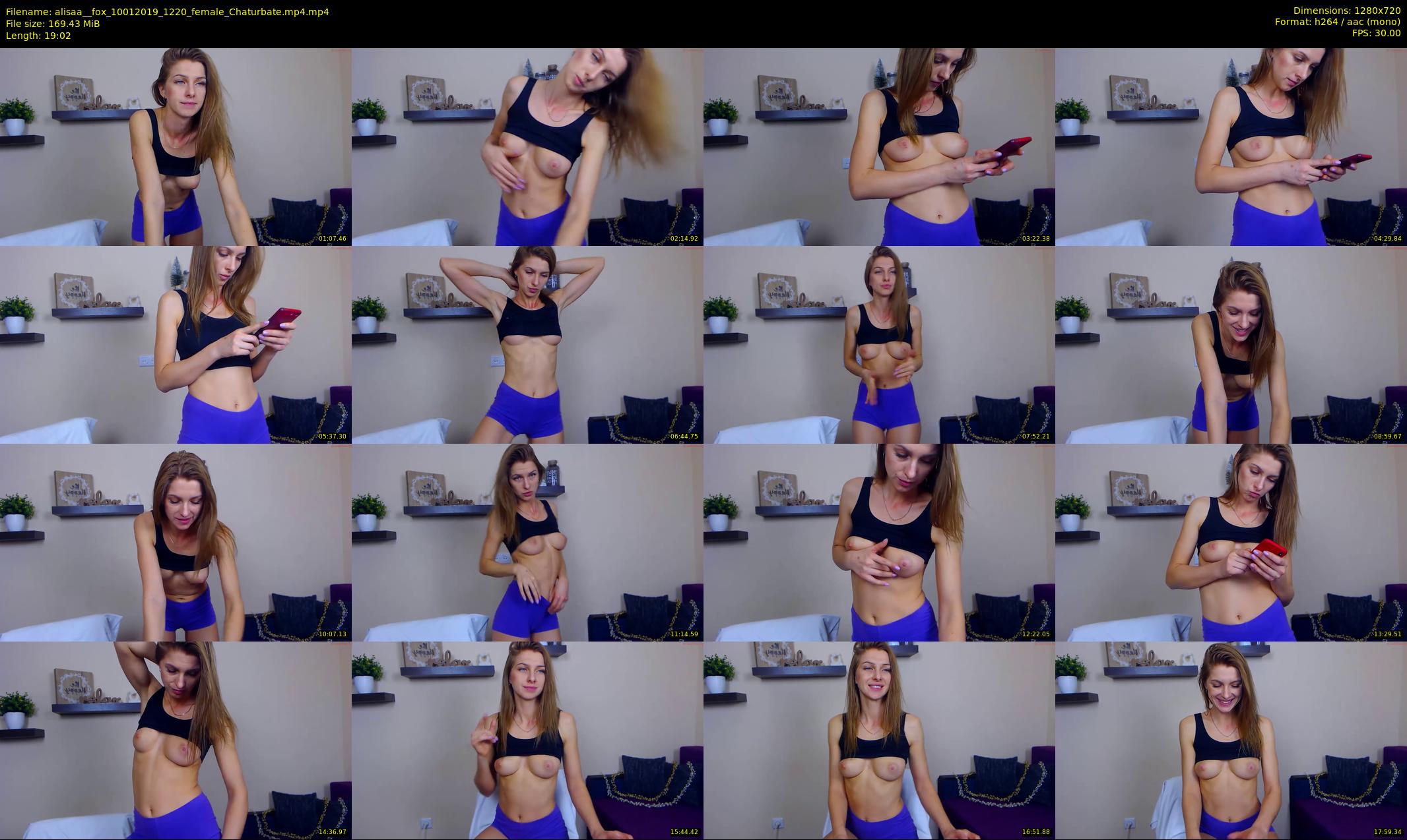 alisaa__fox — 20 minute Chaturbate female cam show recording, 720p, Jan 10, 2019