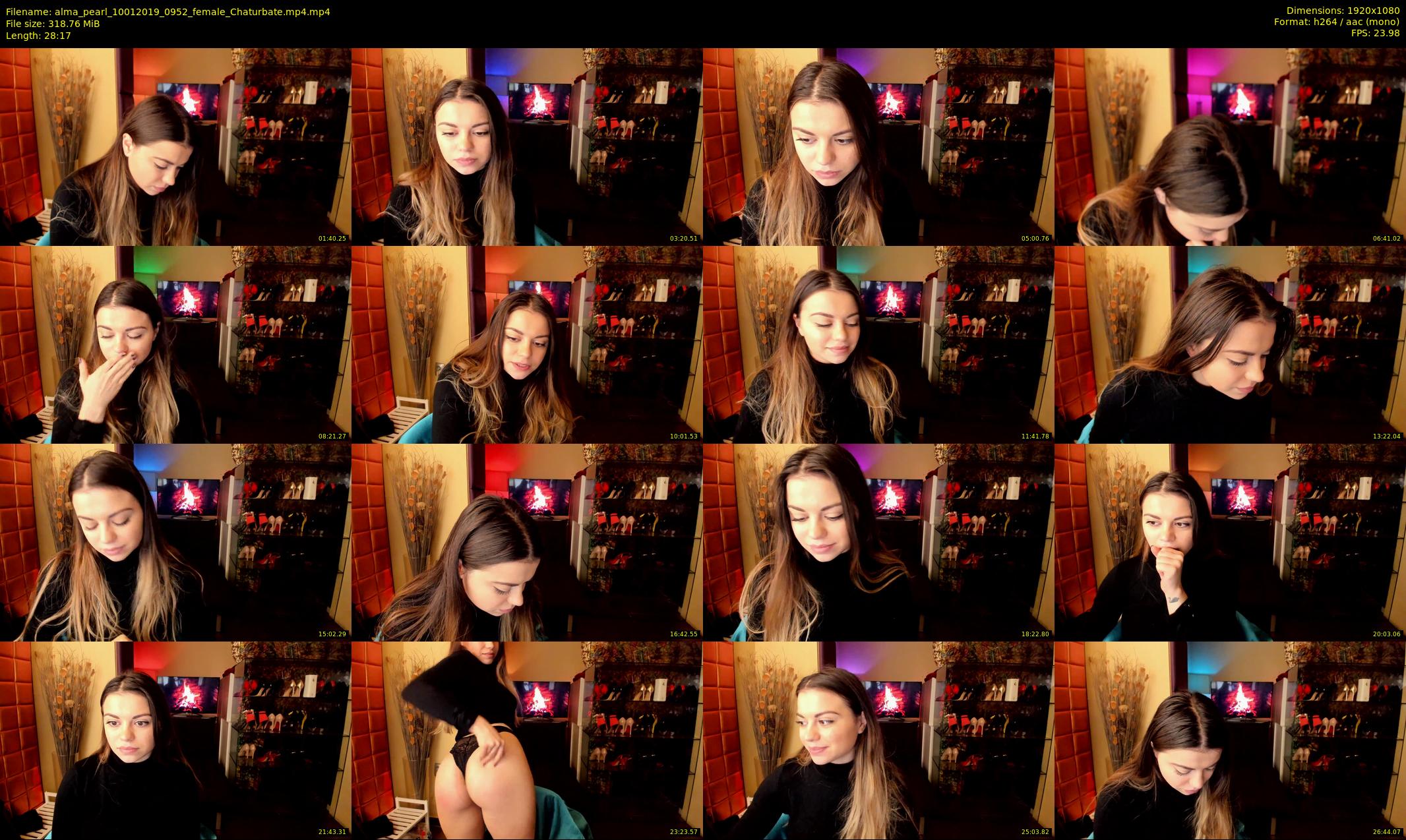 alma_pearl — 29 minute Chaturbate female cam show recording, 1080p, Jan 10, 2019