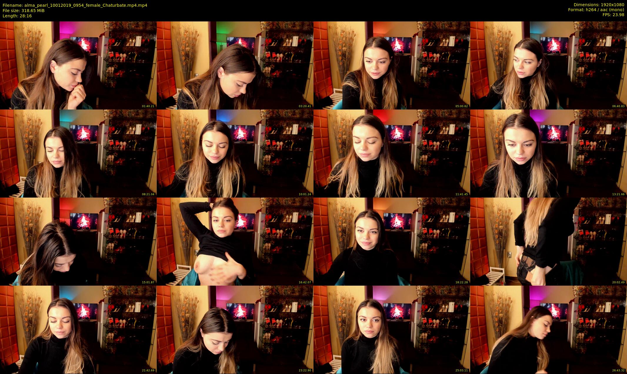 alma_pearl — 29 minute Chaturbate female cam show recording, 1080p, Jan 10, 2019
