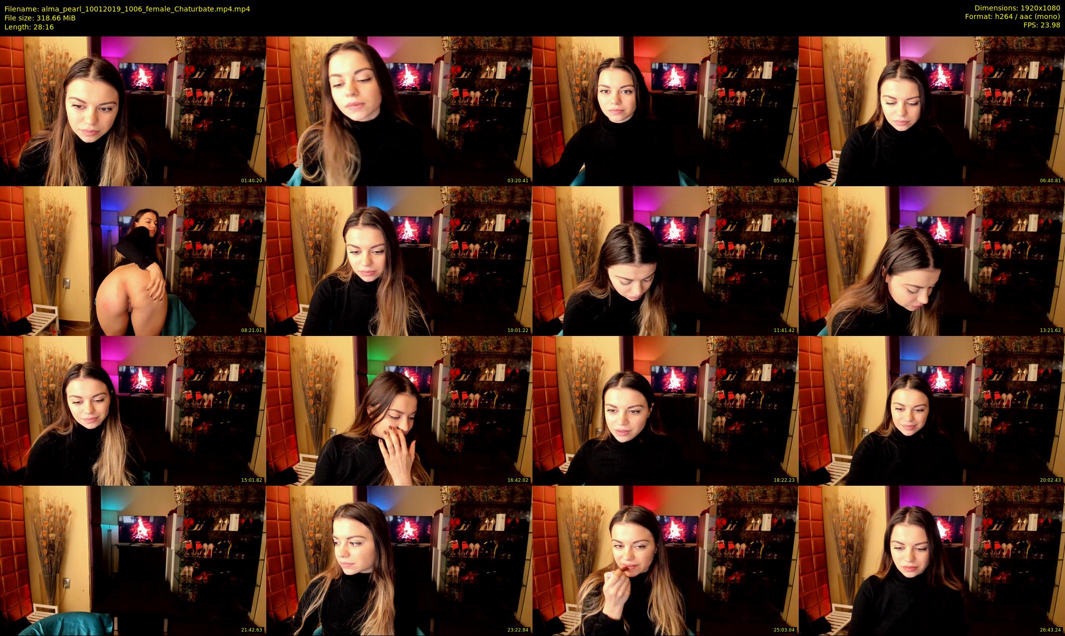alma_pearl — 29 minute Chaturbate female cam show recording, 1080p, Jan 10, 2019