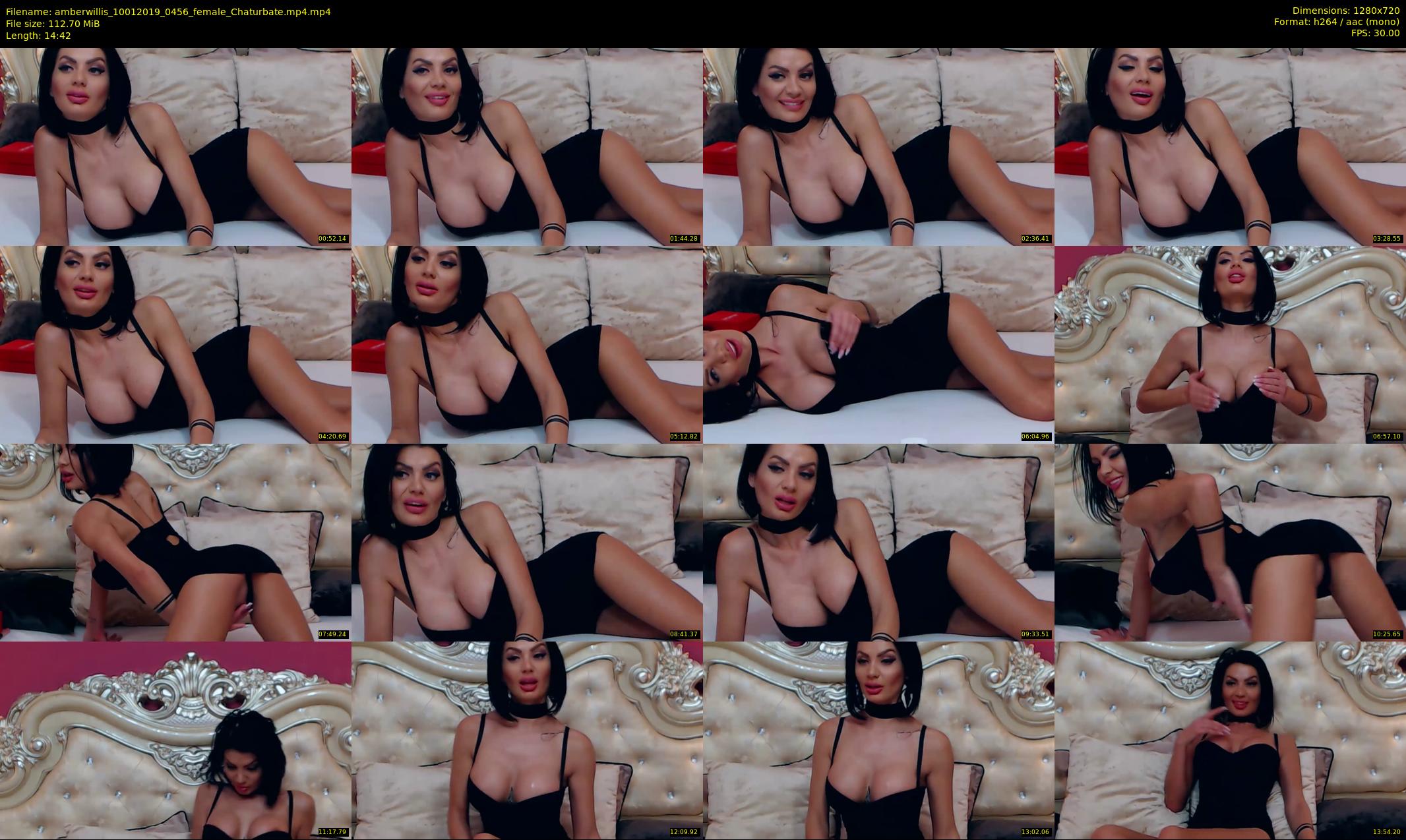 amberwillis — 15 minute Chaturbate female cam show recording, 720p, Jan 10, 2019