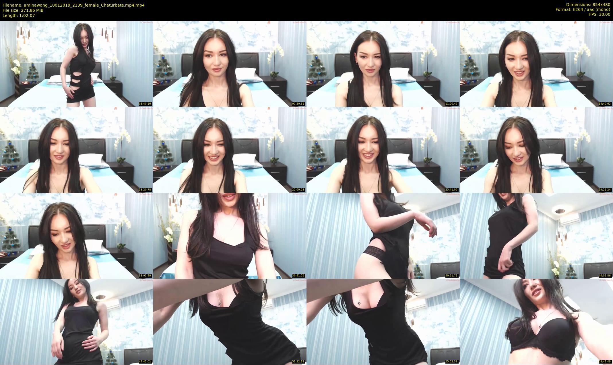 aminawong — 63 minute Chaturbate female cam show recording, 480p, Jan 10, 2019