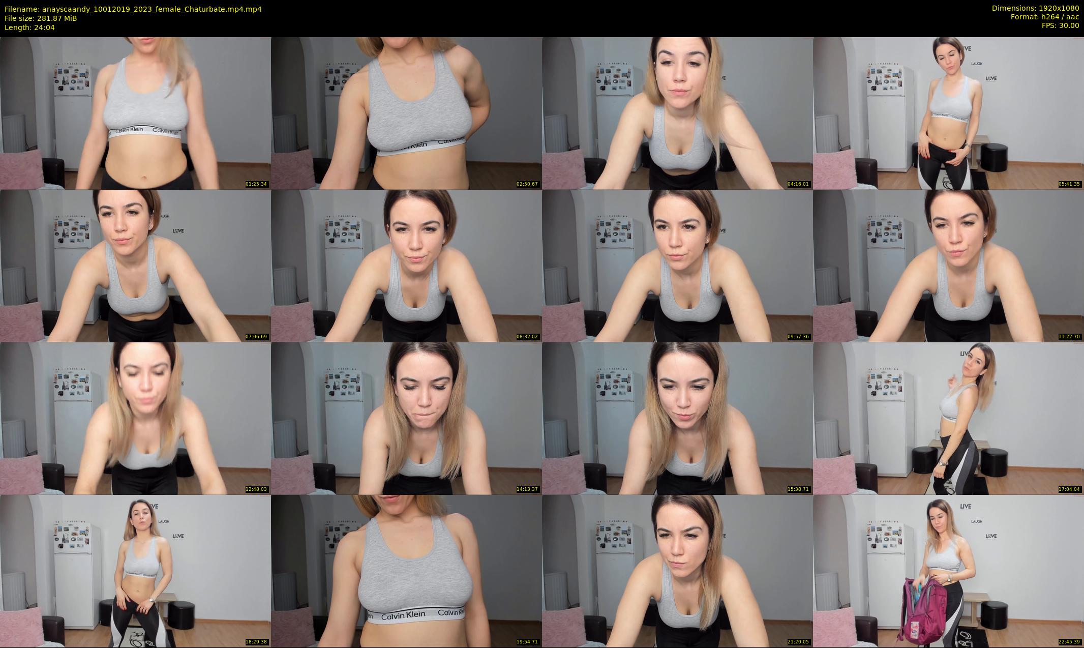 anayscaandy — 25 minute Chaturbate female cam show recording, 1080p, Jan 10, 2019