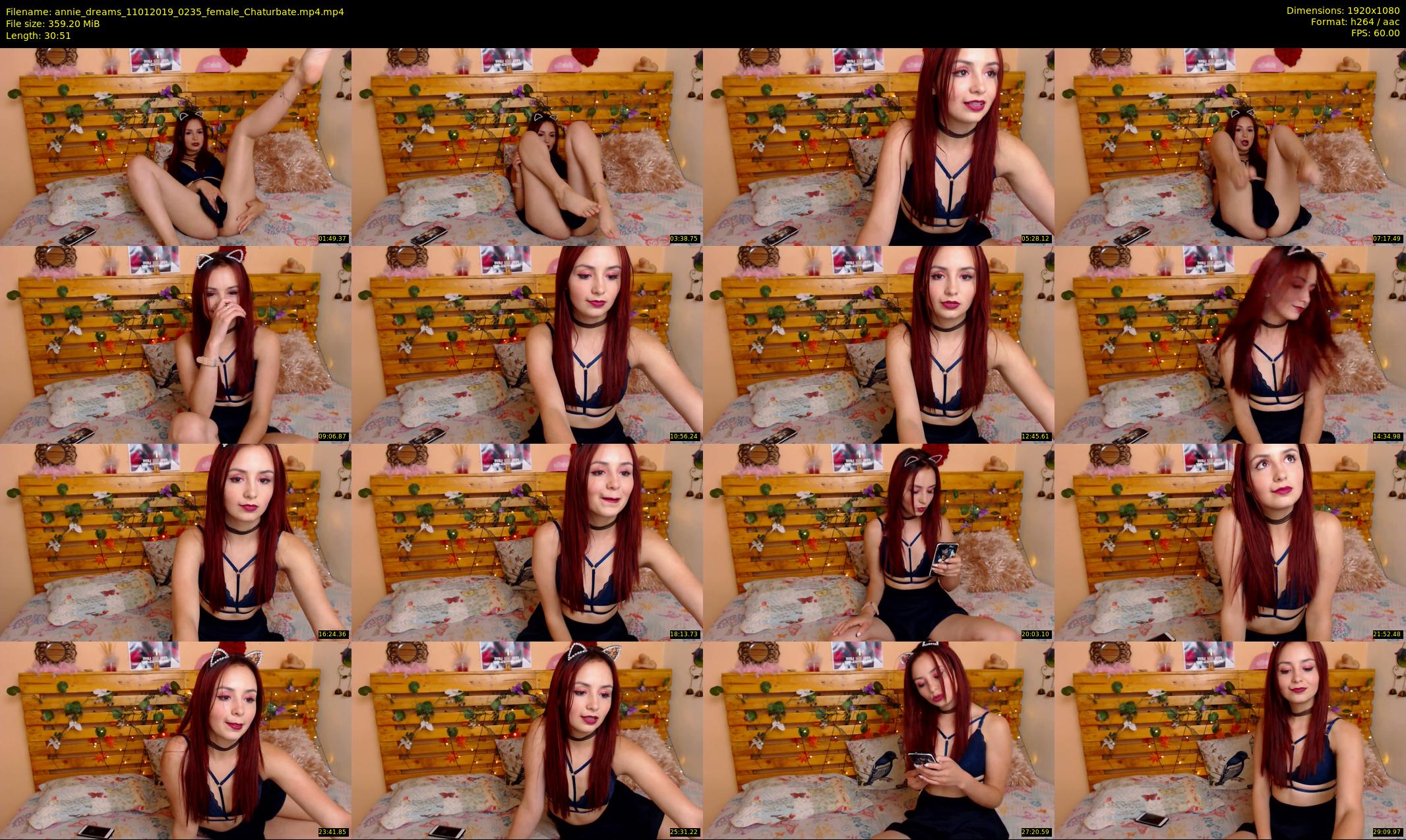 annie_dreams — 31 minute Chaturbate female cam show recording, 1080p, Jan 11, 2019