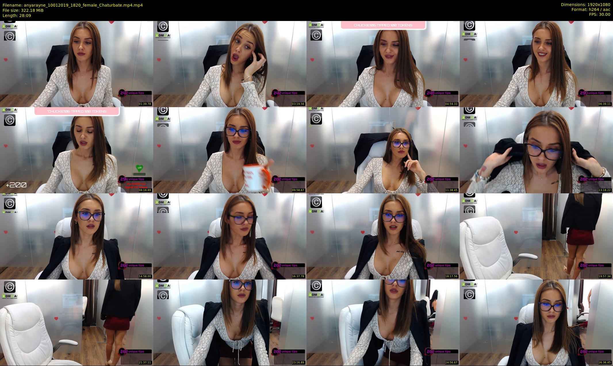 anyarayne — 29 minute Chaturbate female cam show recording, 1080p, Jan 10, 2019