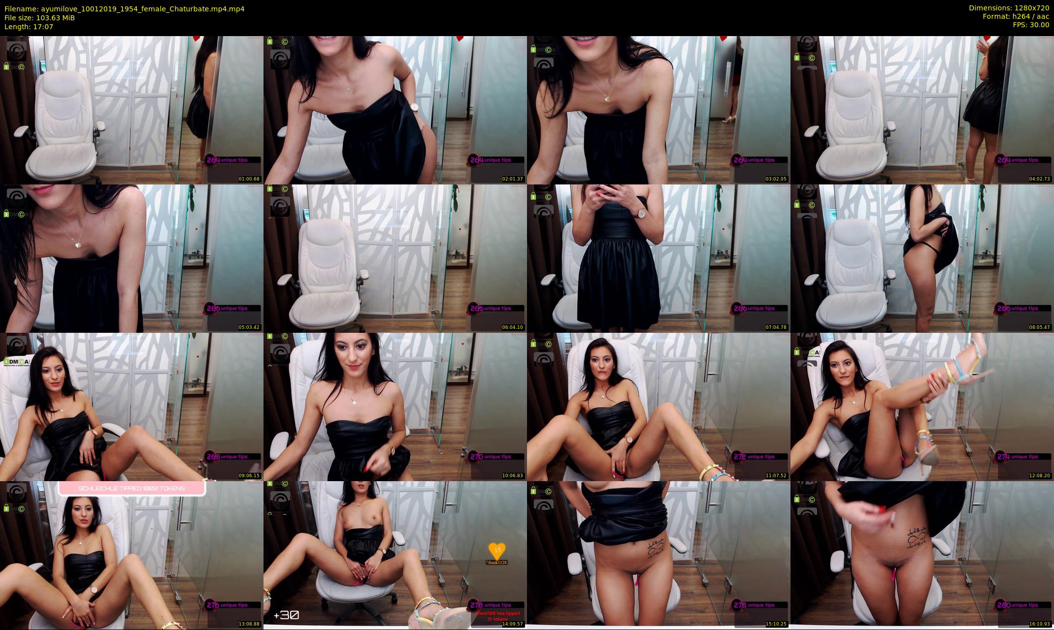 ayumilove — 18 minute Chaturbate female cam show recording, 720p, Jan 10, 2019