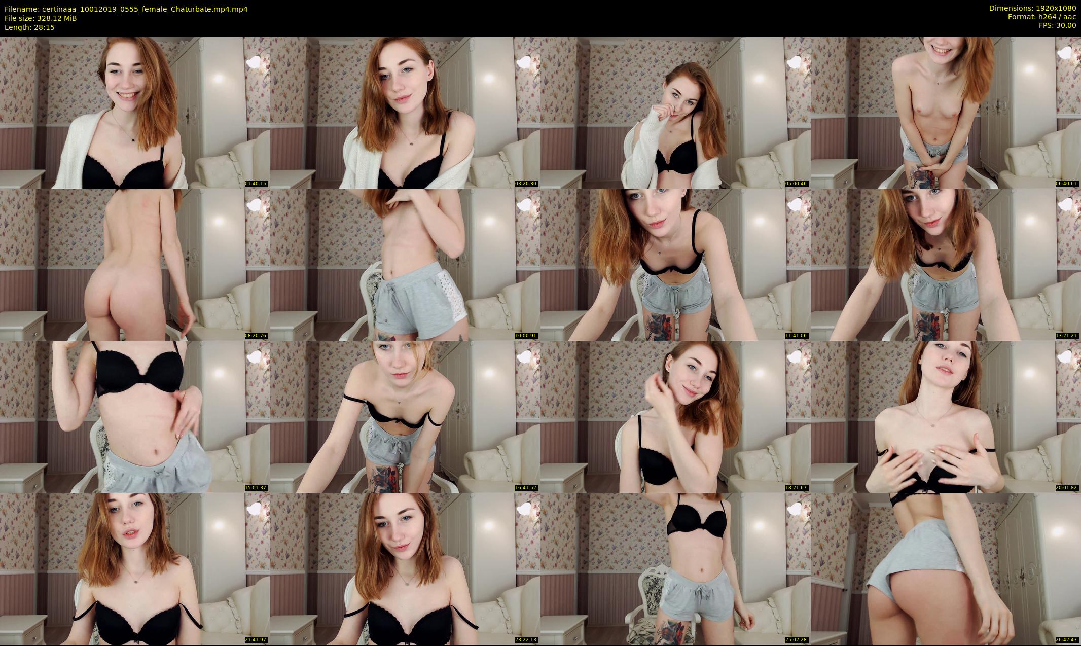 certinaaa — 29 minute Chaturbate female cam show recording, 1080p, Jan 10, 2019