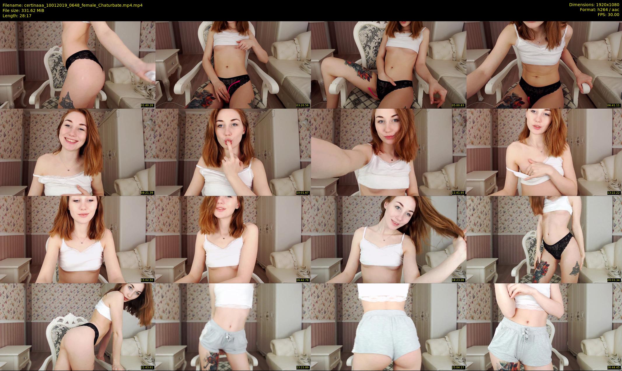 certinaaa — 29 minute Chaturbate female cam show recording, 1080p, Jan 10, 2019
