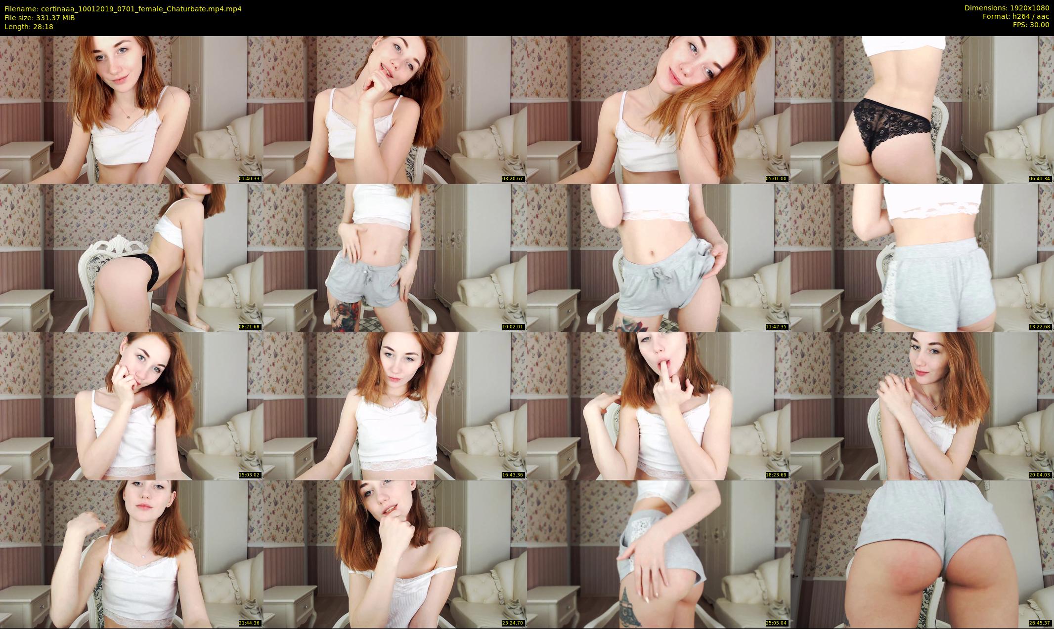 certinaaa — 29 minute Chaturbate female cam show recording, 1080p, Jan 10, 2019
