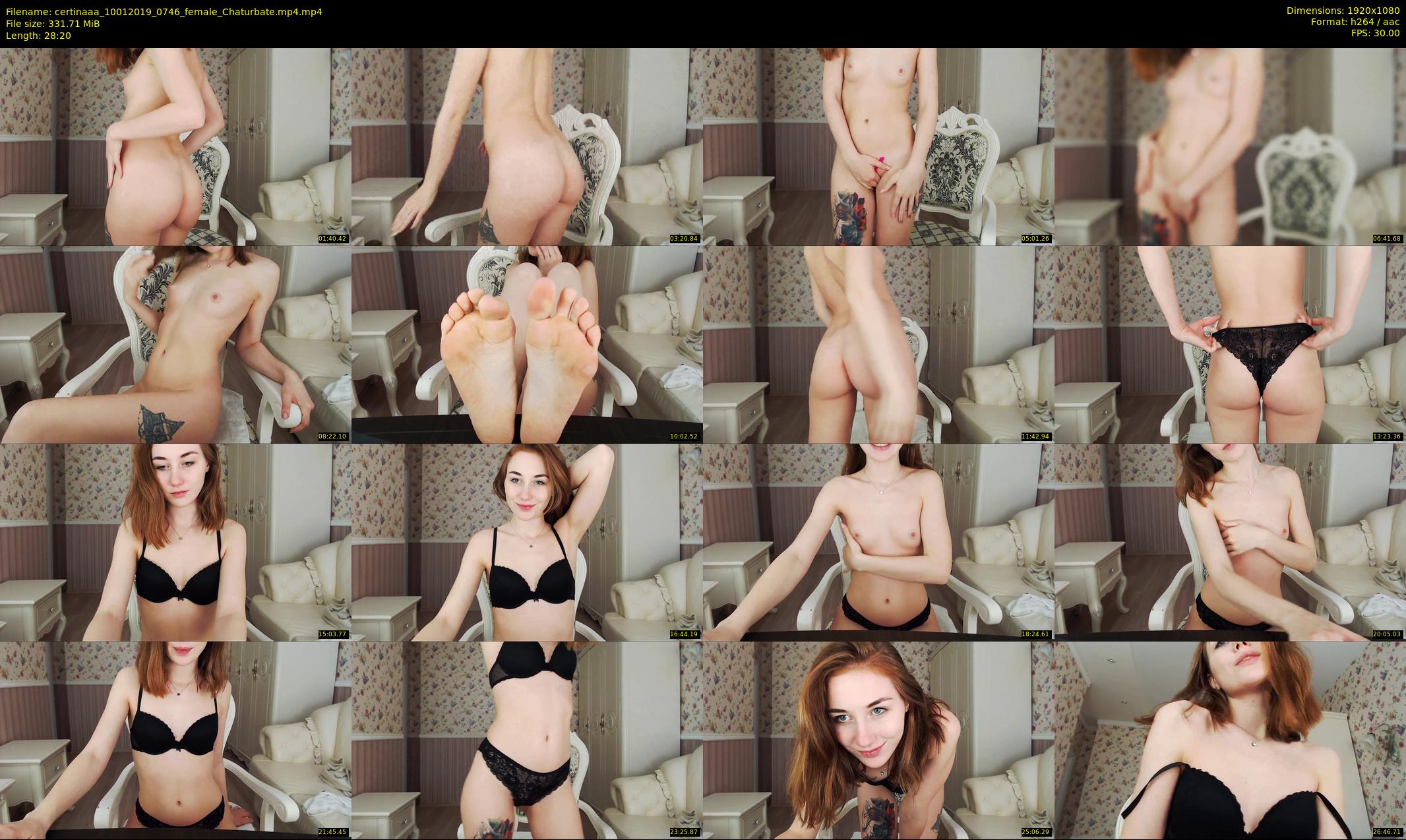 certinaaa — 29 minute Chaturbate female cam show recording, 1080p, Jan 10, 2019