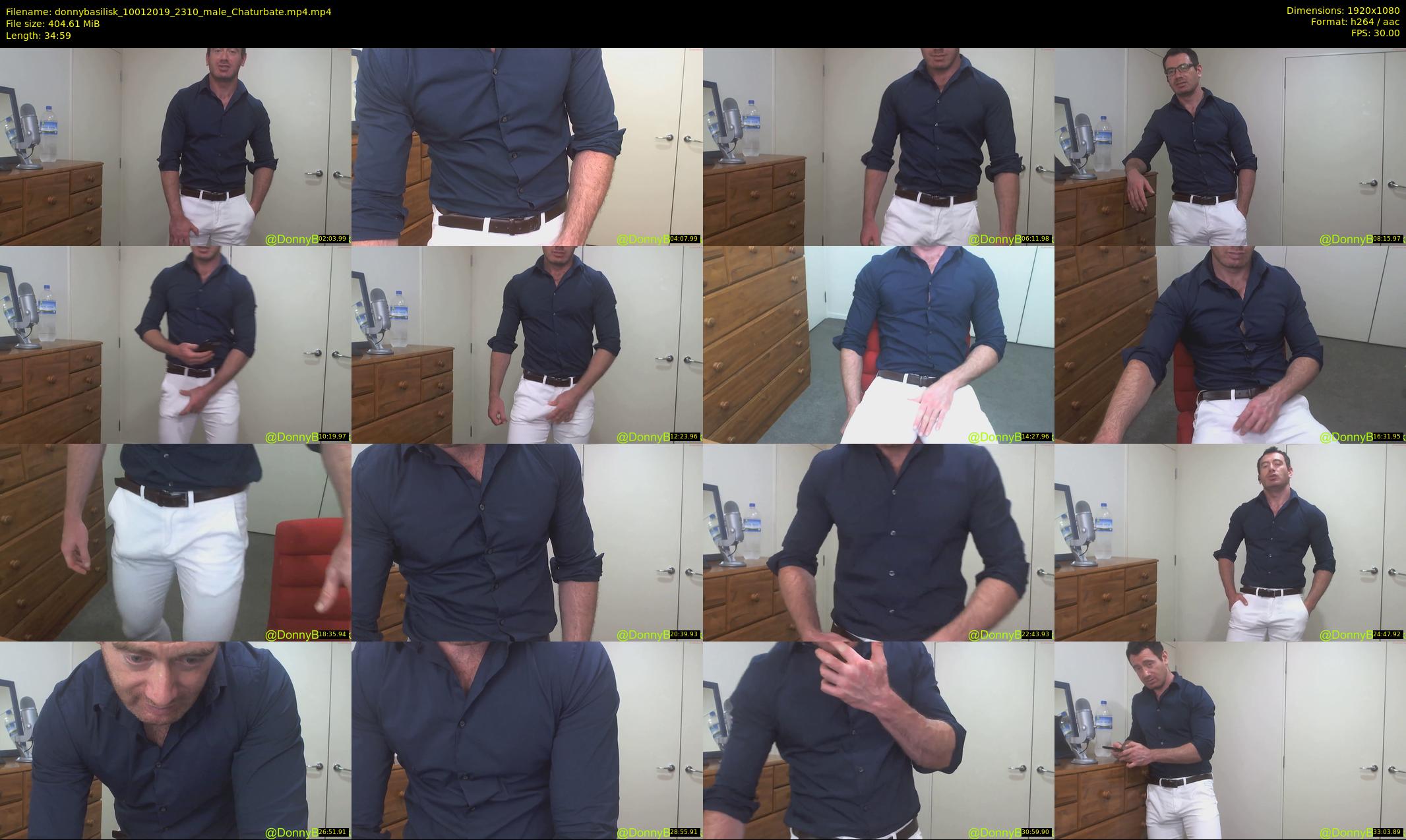 donnybasilisk — 35 minute Chaturbate male cam show recording, 1080p, Jan 10, 2019