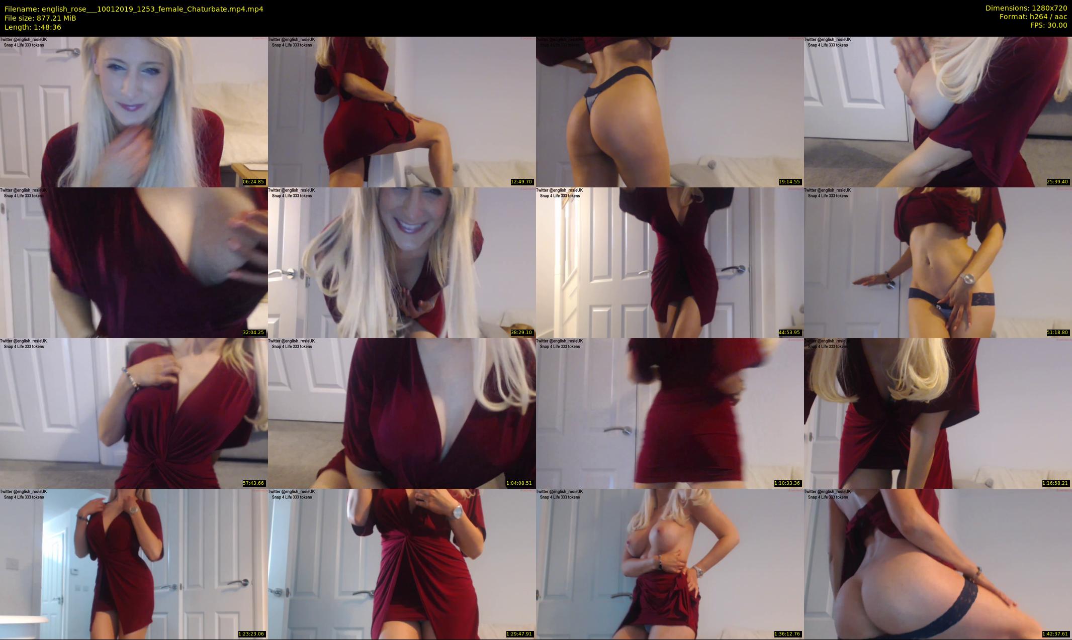 english_rose__ — 109 minute Chaturbate female cam show recording, 720p, Jan 10, 2019