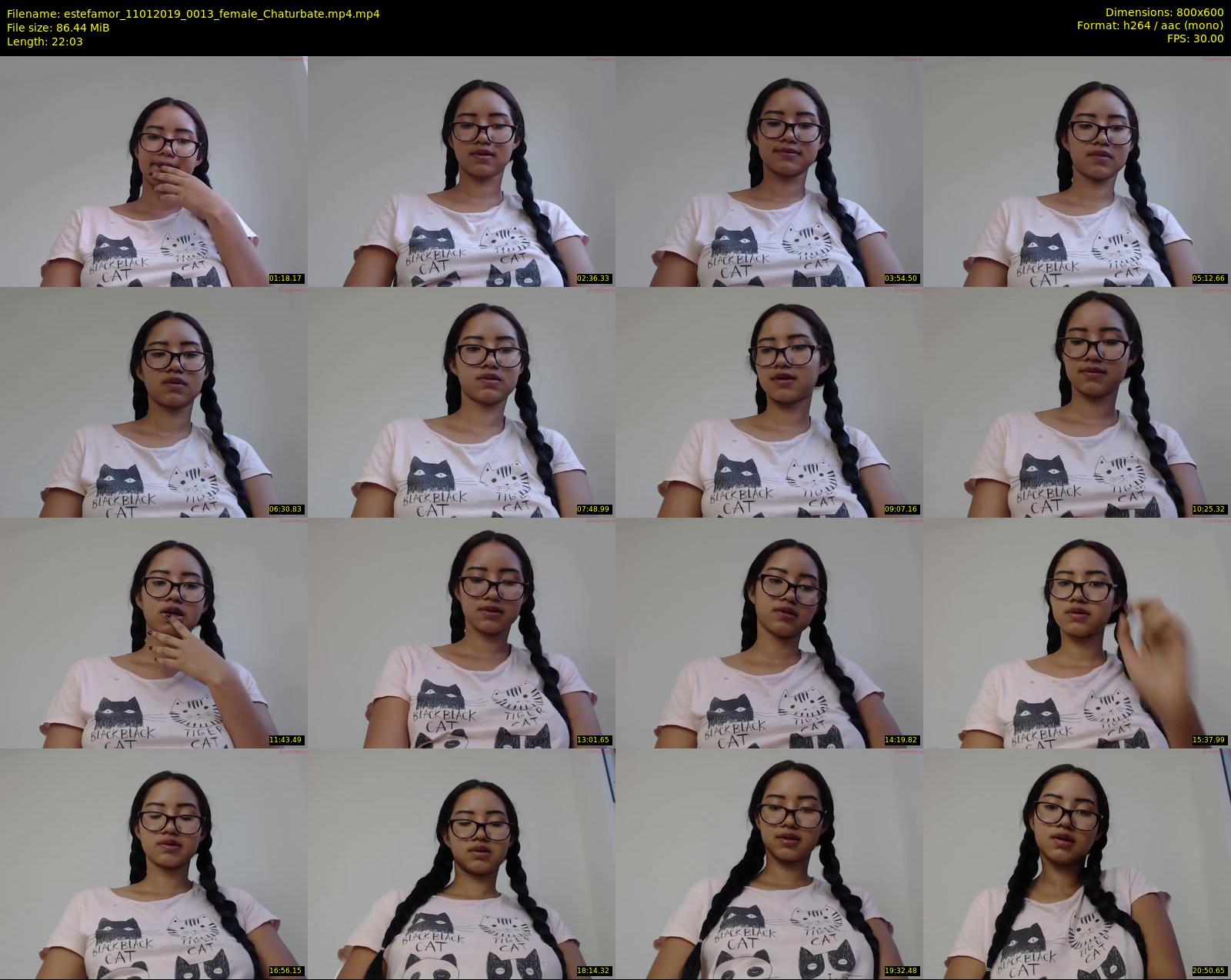 estefamor — 23 minute Chaturbate female cam show recording, 480p, Jan 11, 2019