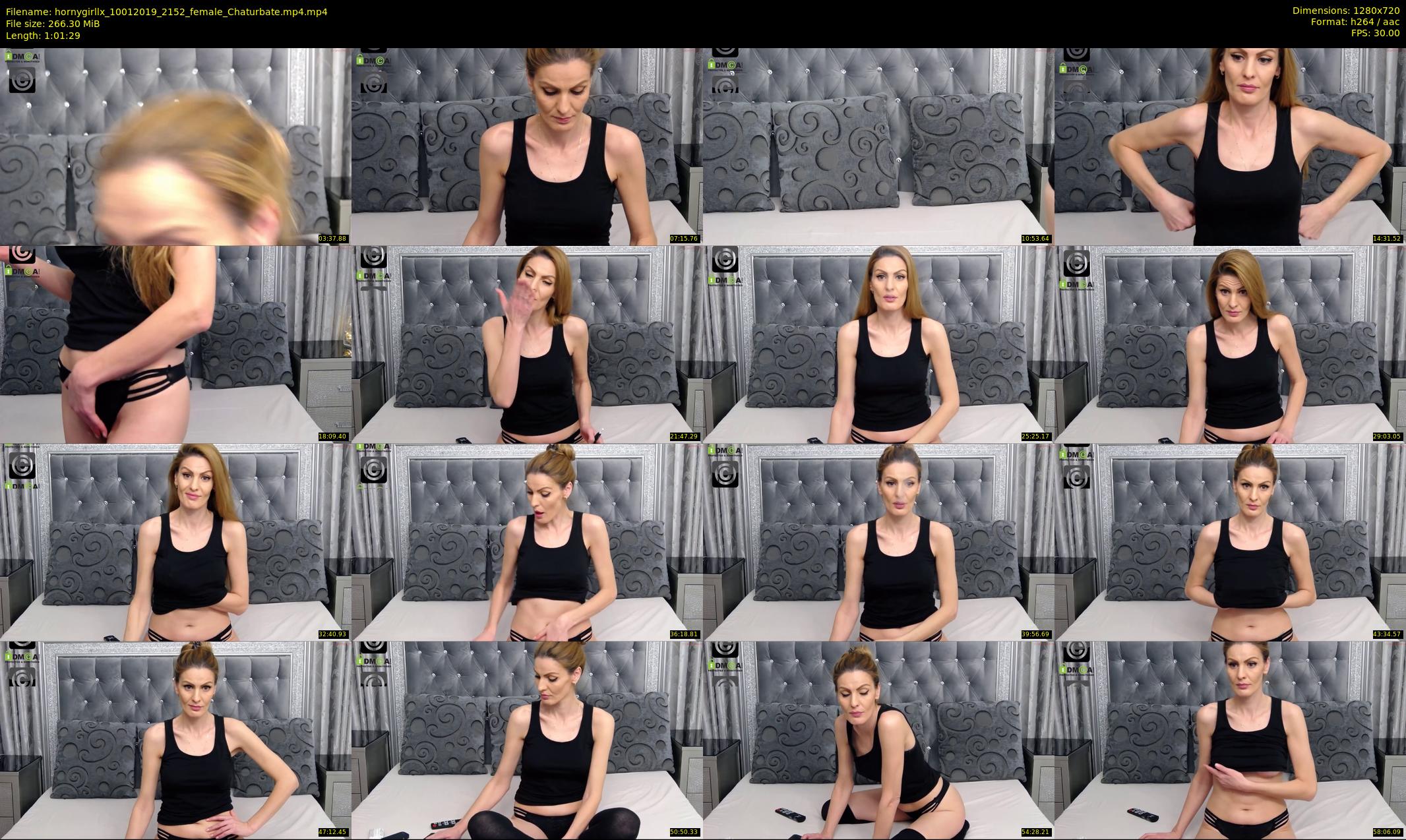 hornygirllx — 62 minute Chaturbate female cam show recording, 720p, Jan 10, 2019
