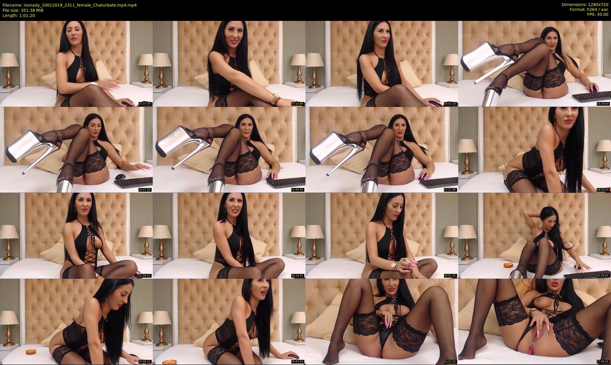 ivonady — 62 minute Chaturbate female cam show recording, 720p, Jan 10, 2019