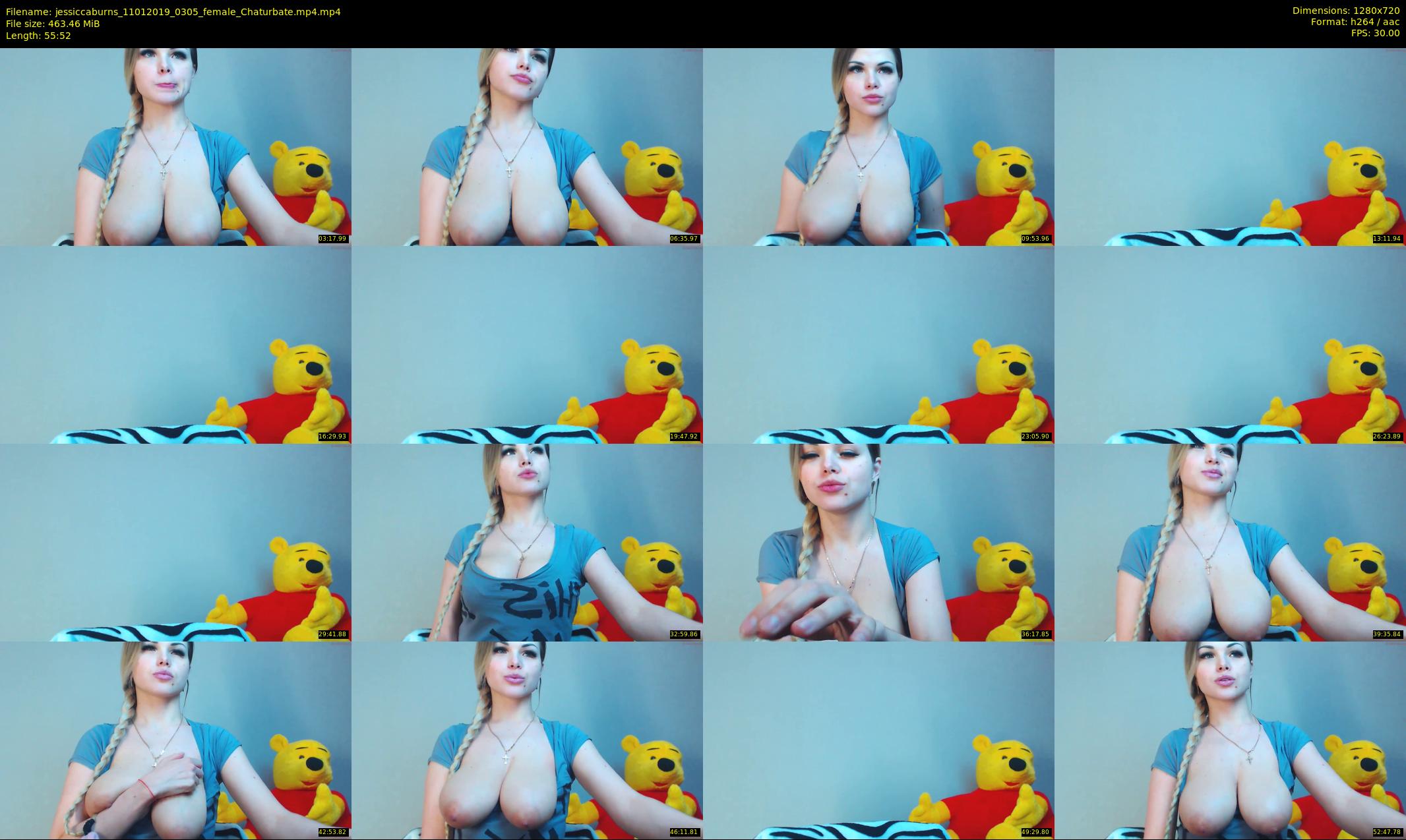 jessiccaburns — 56 minute Chaturbate female cam show recording, 720p, Jan 11, 2019