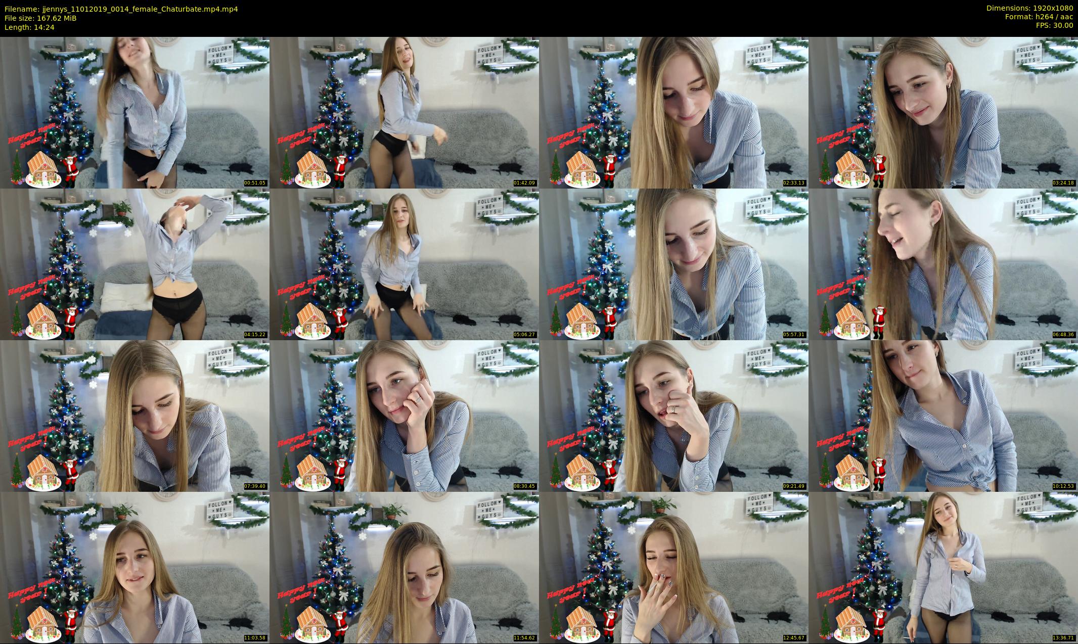 jjennys — 15 minute Chaturbate female cam show recording, 1080p, Jan 11, 2019