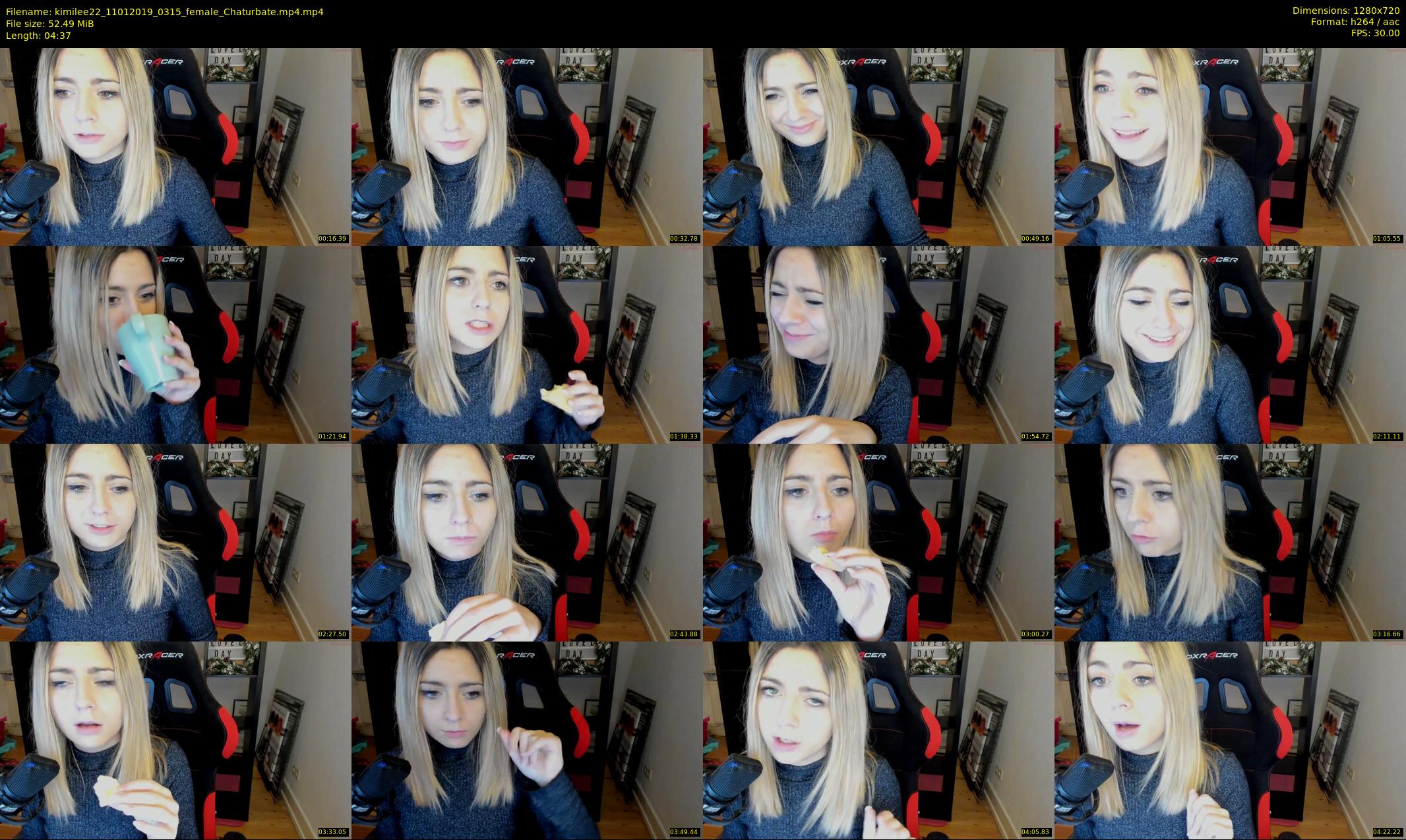 kimilee22 — 5 minute Chaturbate female cam show recording, 720p, Jan 11, 2019