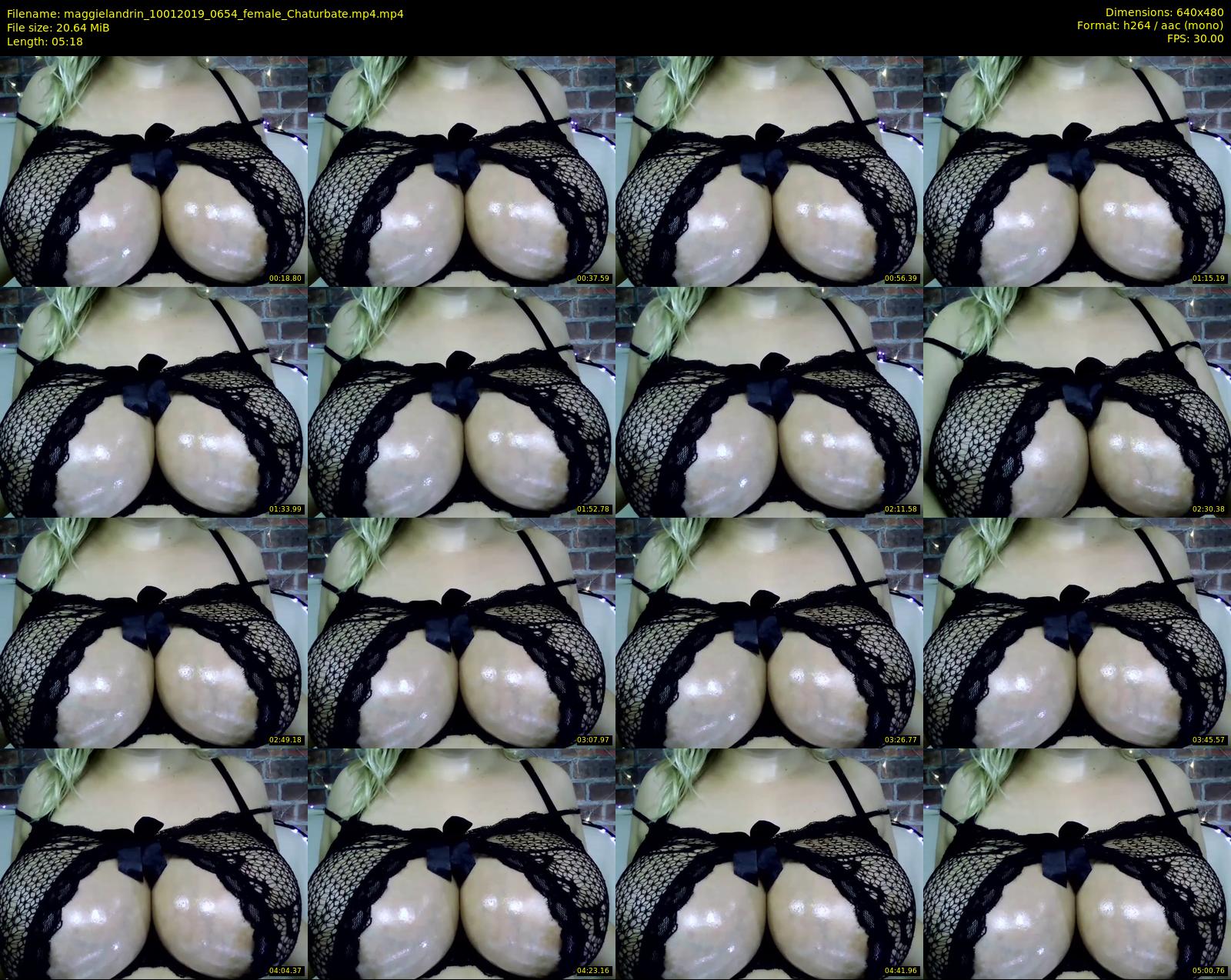 maggielandrin — 6 minute Chaturbate female cam show recording, 480p, Jan 10, 2019