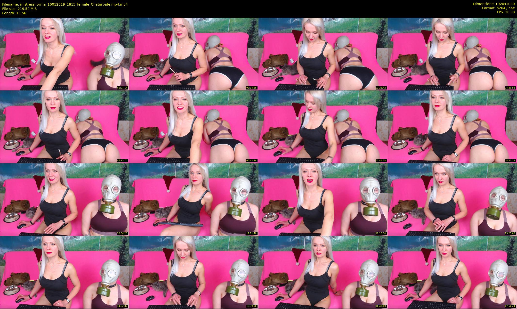 mistressnorma — 19 minute Chaturbate female cam show recording, 1080p, Jan 10, 2019