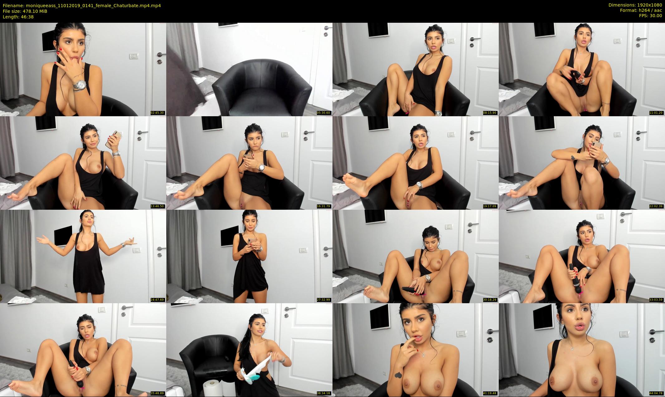 moniqueeass — 47 minute Chaturbate female cam show recording, 1080p, Jan 11, 2019