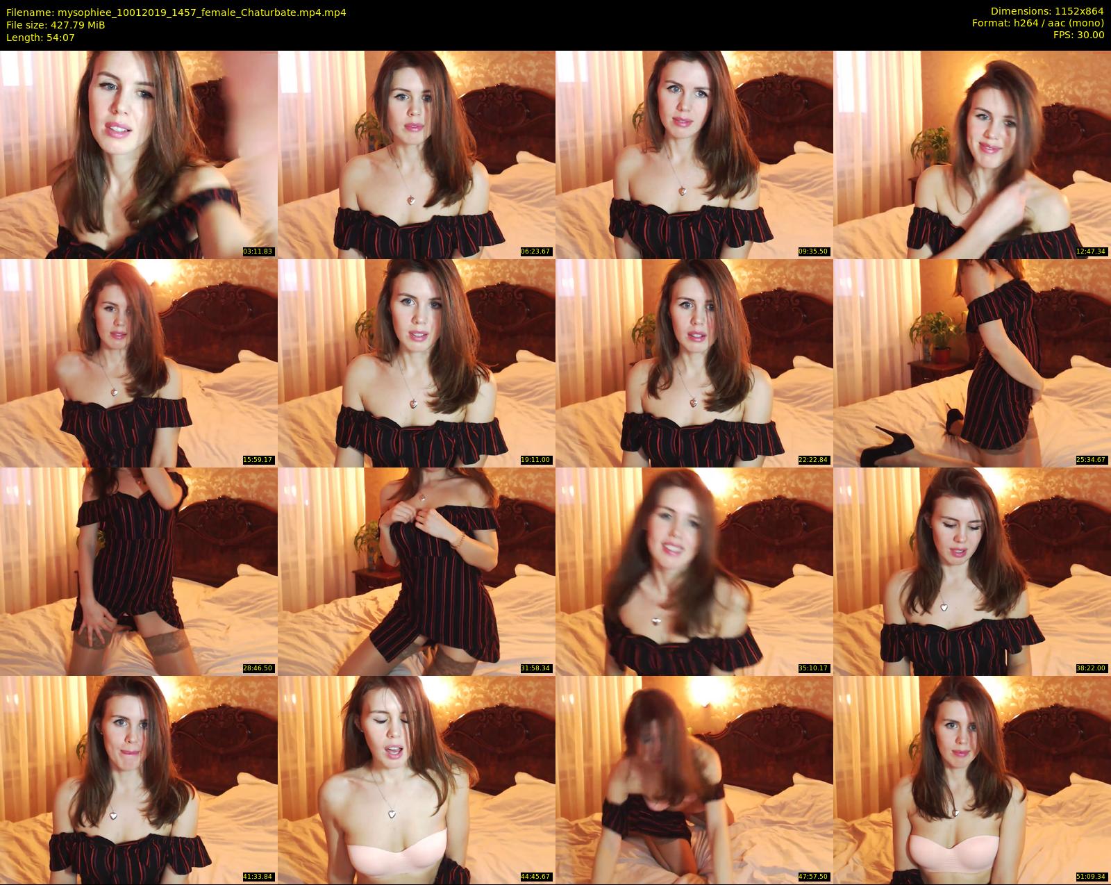 mysophiee — 55 minute Chaturbate female cam show recording, 720p, Jan 10, 2019
