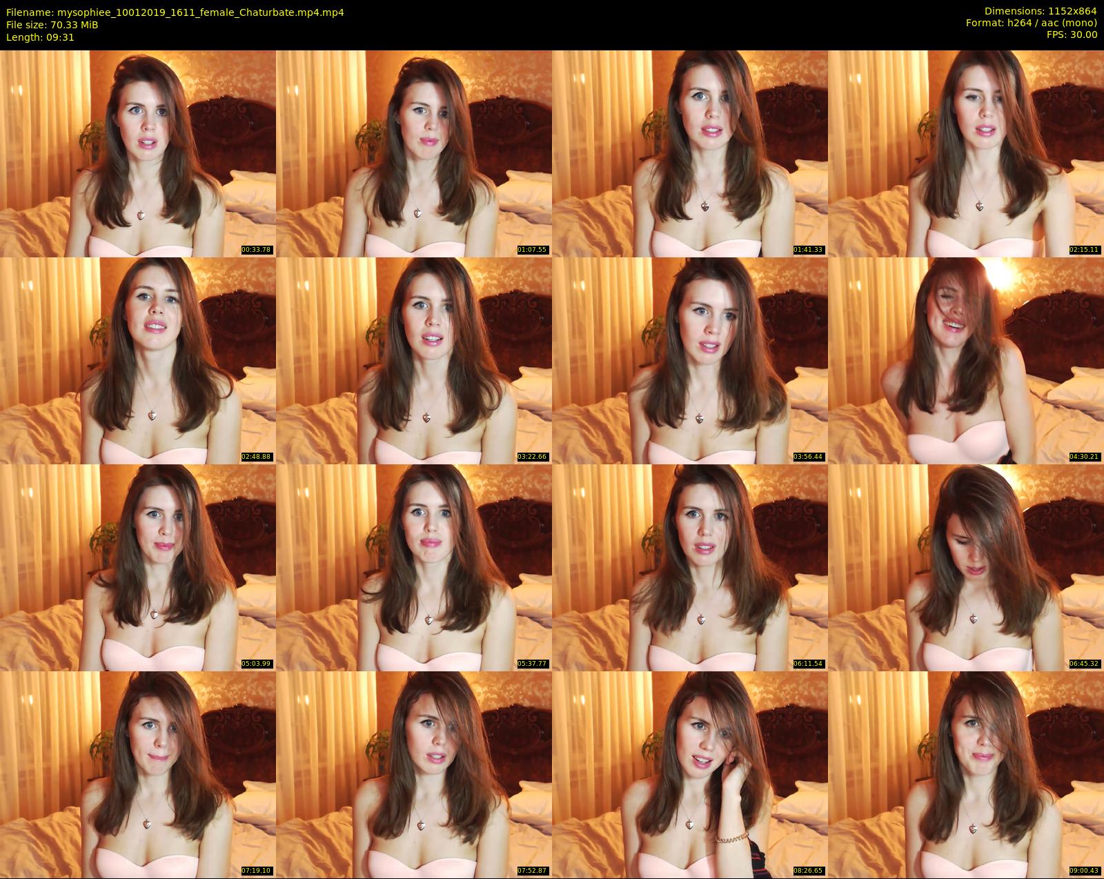 mysophiee — 10 minute Chaturbate female cam show recording, 720p, Jan 10, 2019