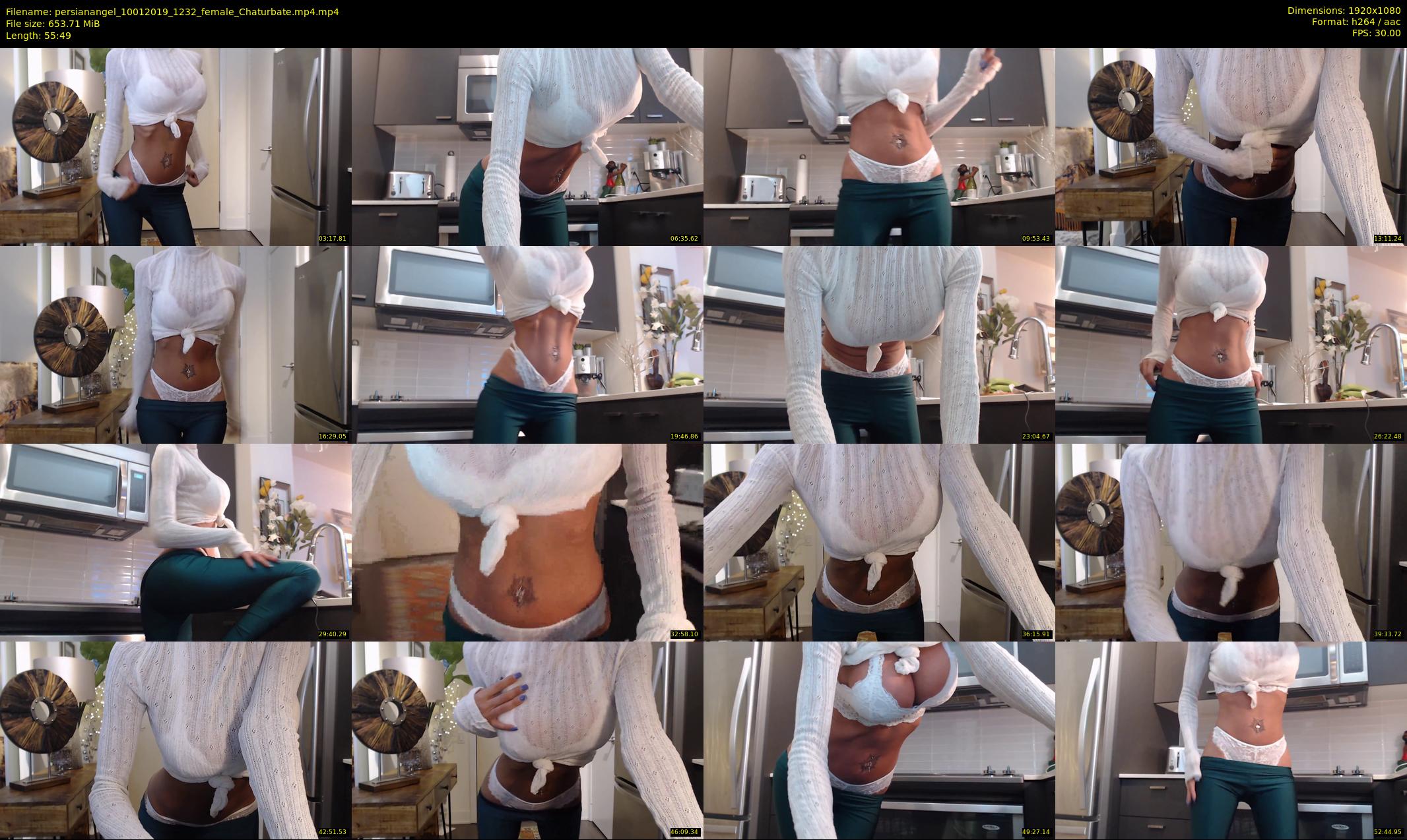 persianangel — 56 minute Chaturbate female cam show recording, 1080p, Jan 10, 2019
