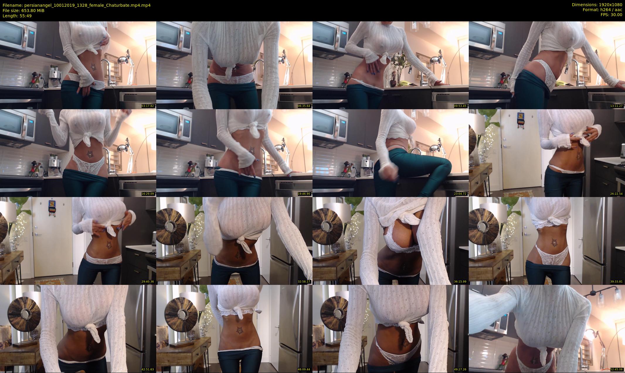 persianangel — 56 minute Chaturbate female cam show recording, 1080p, Jan 10, 2019
