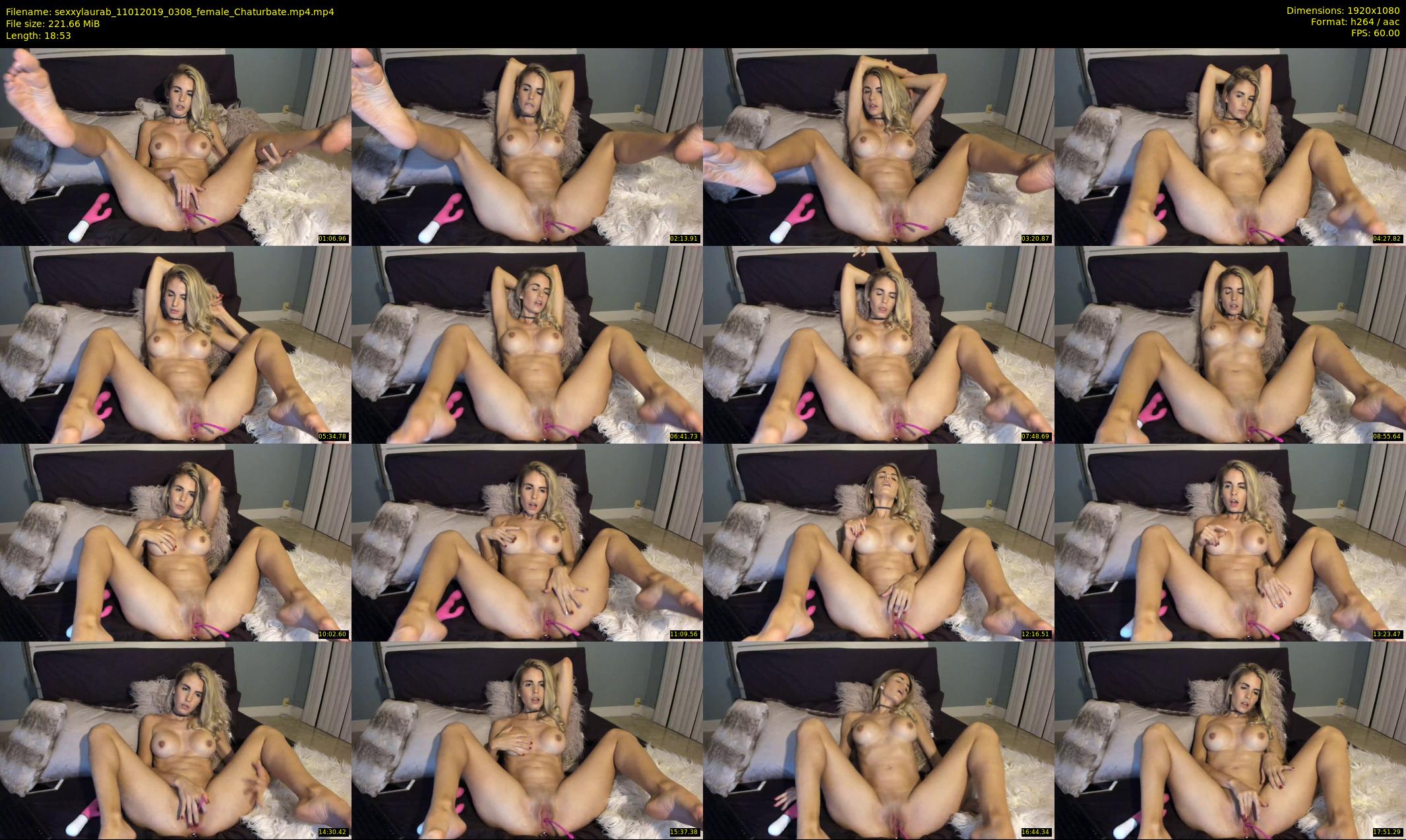 sexxylaurab — 19 minute Chaturbate female cam show recording, 1080p, Jan 11, 2019