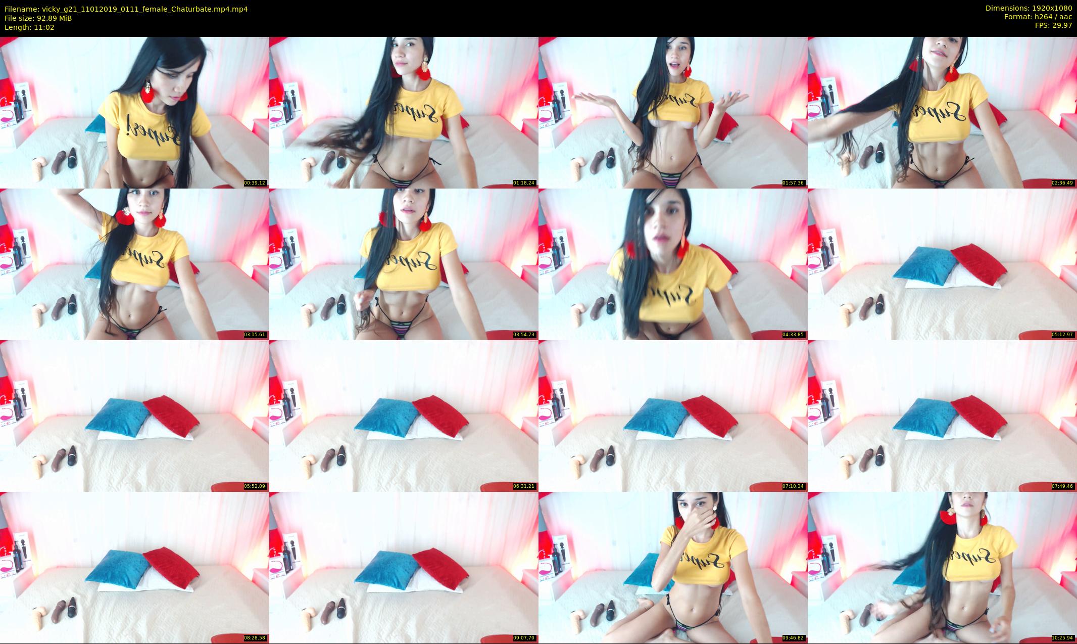 vicky_g21 — 12 minute Chaturbate female cam show recording, 1080p, Jan 11, 2019