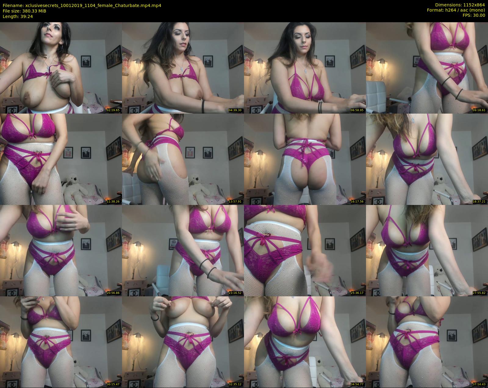 xclusivesecrets — 40 minute Chaturbate female cam show recording, 720p, Jan 10, 2019