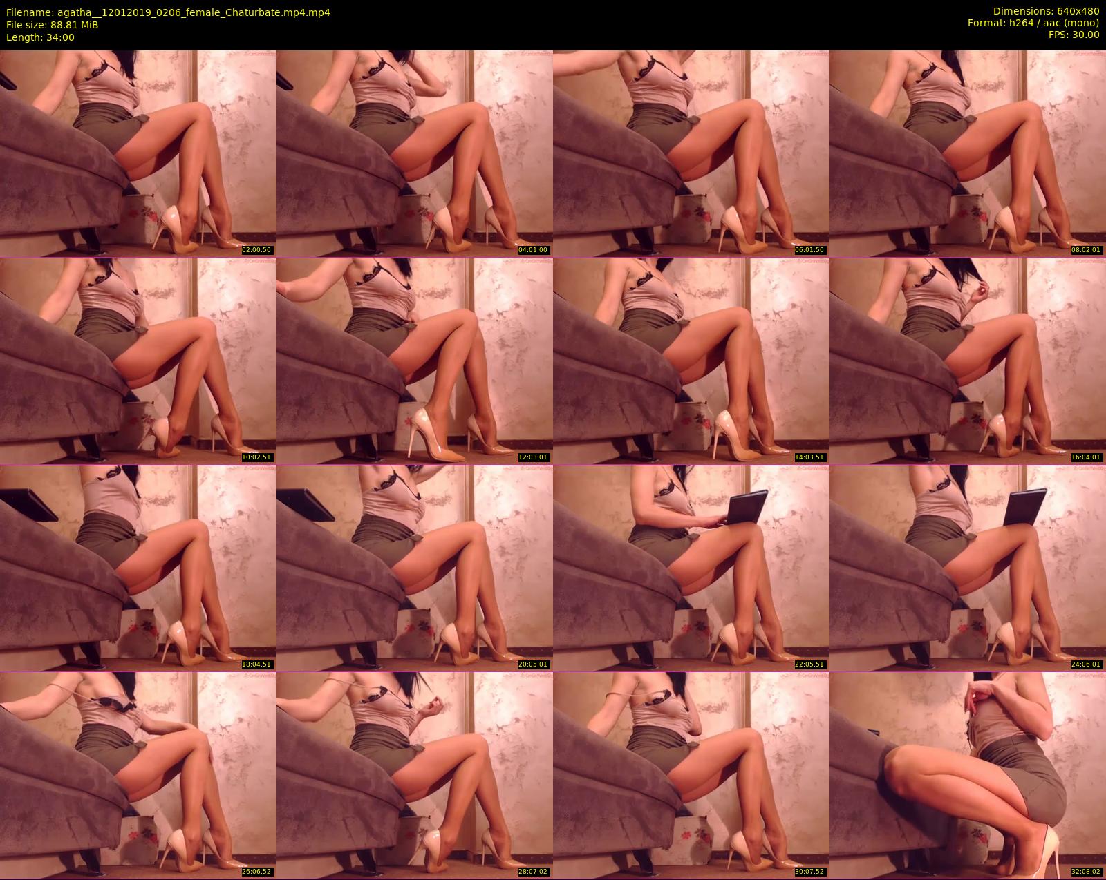 agatha_ — 34 minute Chaturbate female cam show recording, 480p, Jan 12, 2019