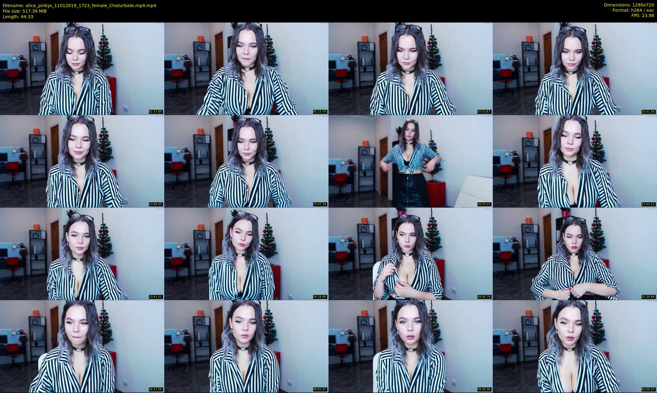alice_pinkys — 45 minute Chaturbate female cam show recording, 720p, Jan 11, 2019
