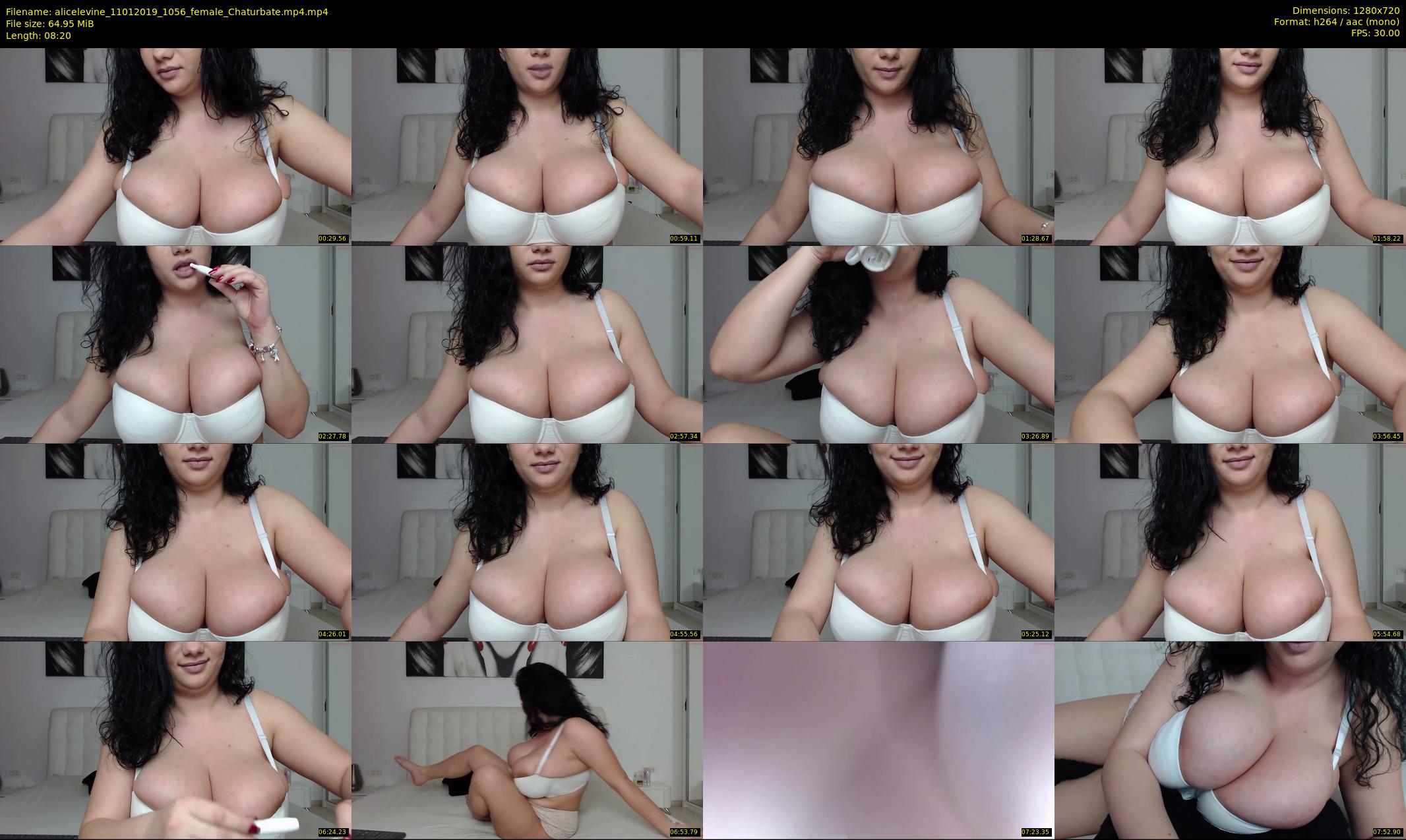 alicelevine — 9 minute Chaturbate female cam show recording, 720p, Jan 11, 2019