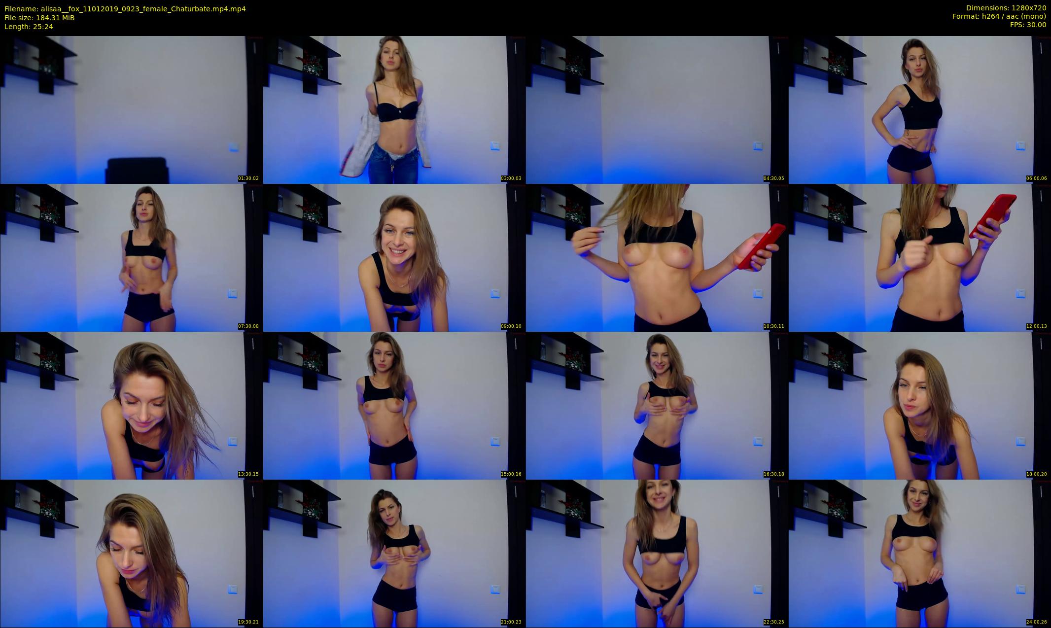 alisaa__fox — 26 minute Chaturbate female cam show recording, 720p, Jan 11, 2019