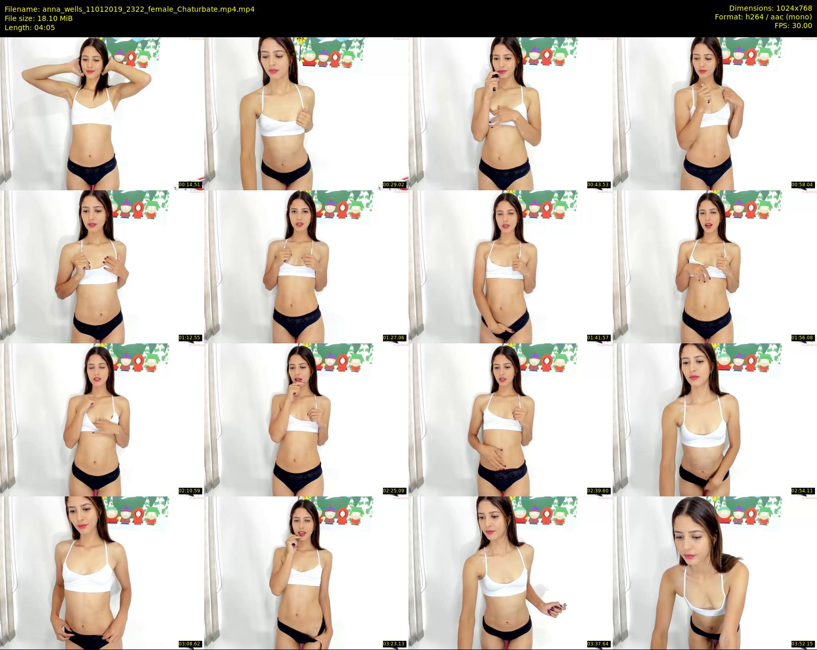 anna_wells — 5 minute Chaturbate female cam show recording, 720p, Jan 11, 2019