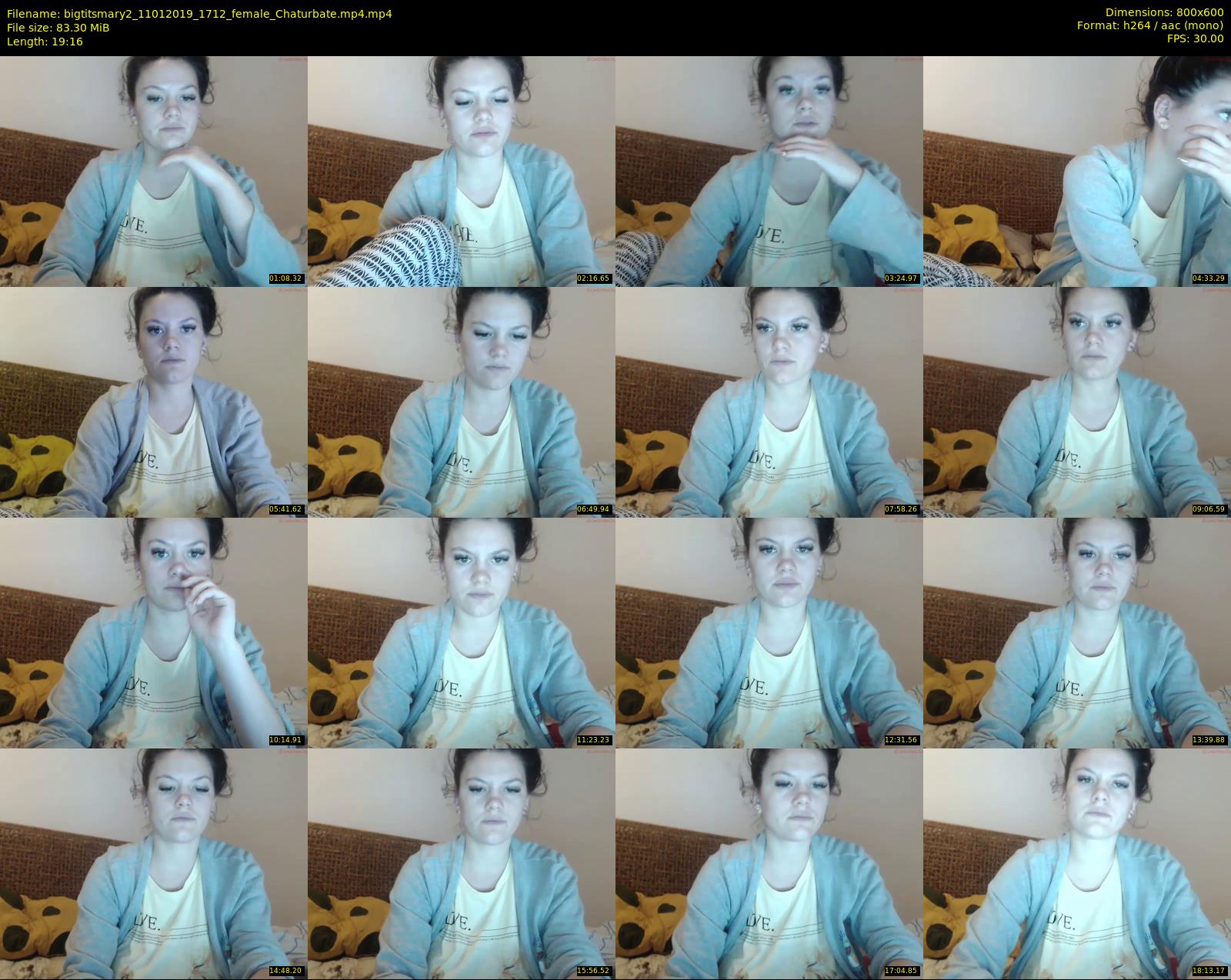 bigtitsmary2 — 20 minute Chaturbate female cam show recording, 480p, Jan 11, 2019