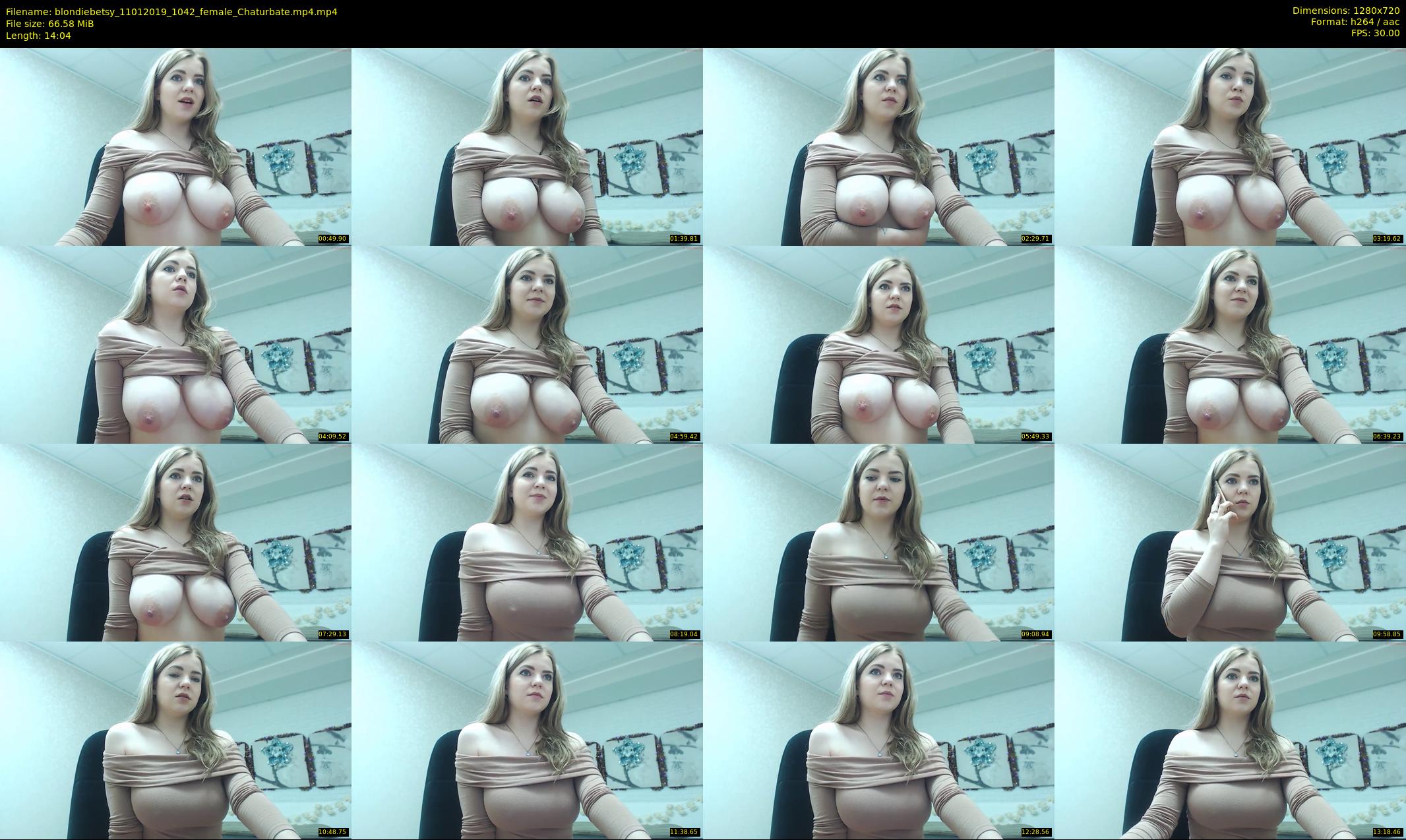 blondiebetsy — 15 minute Chaturbate female cam show recording, 720p, Jan 11, 2019