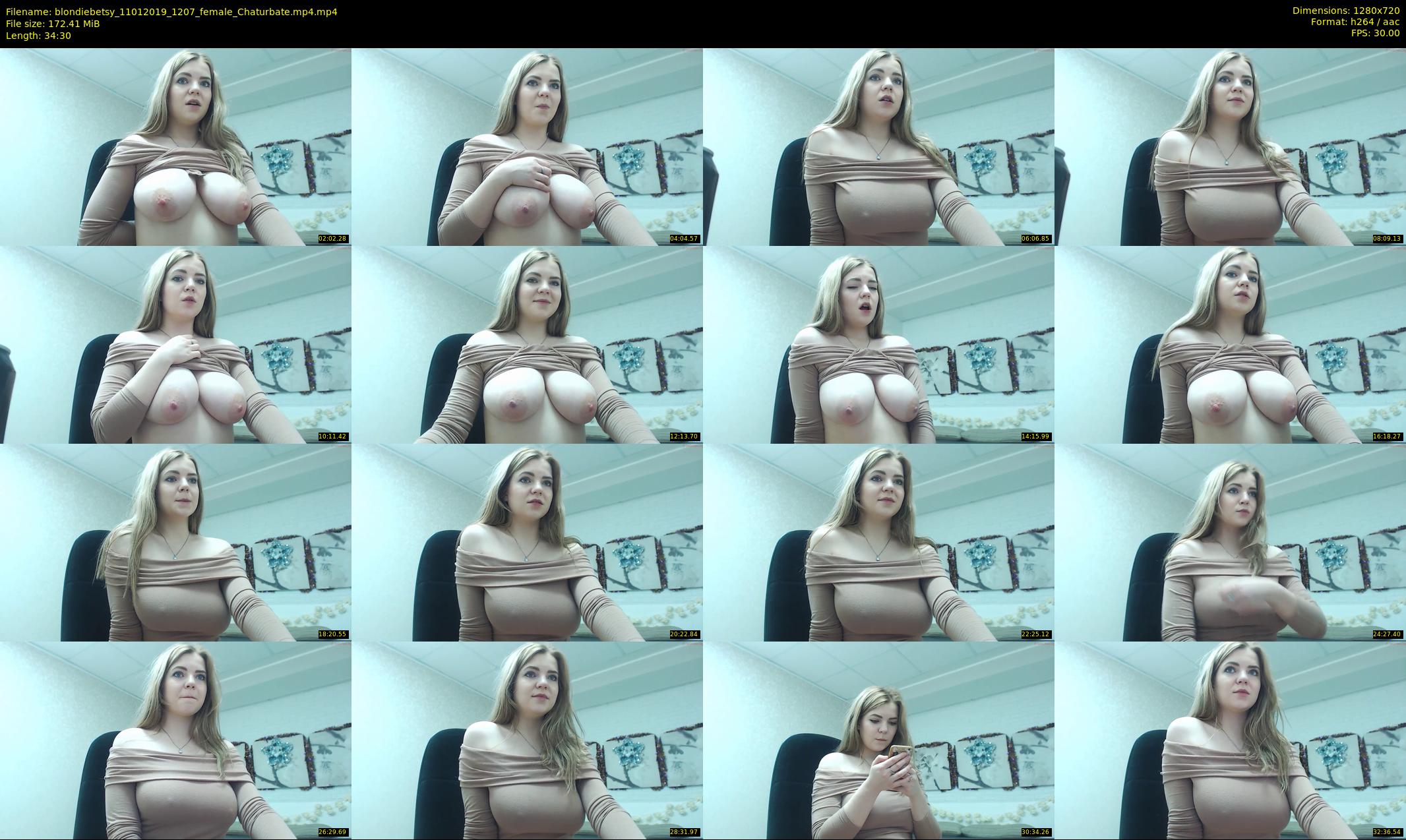 blondiebetsy — 35 minute Chaturbate female cam show recording, 720p, Jan 11, 2019