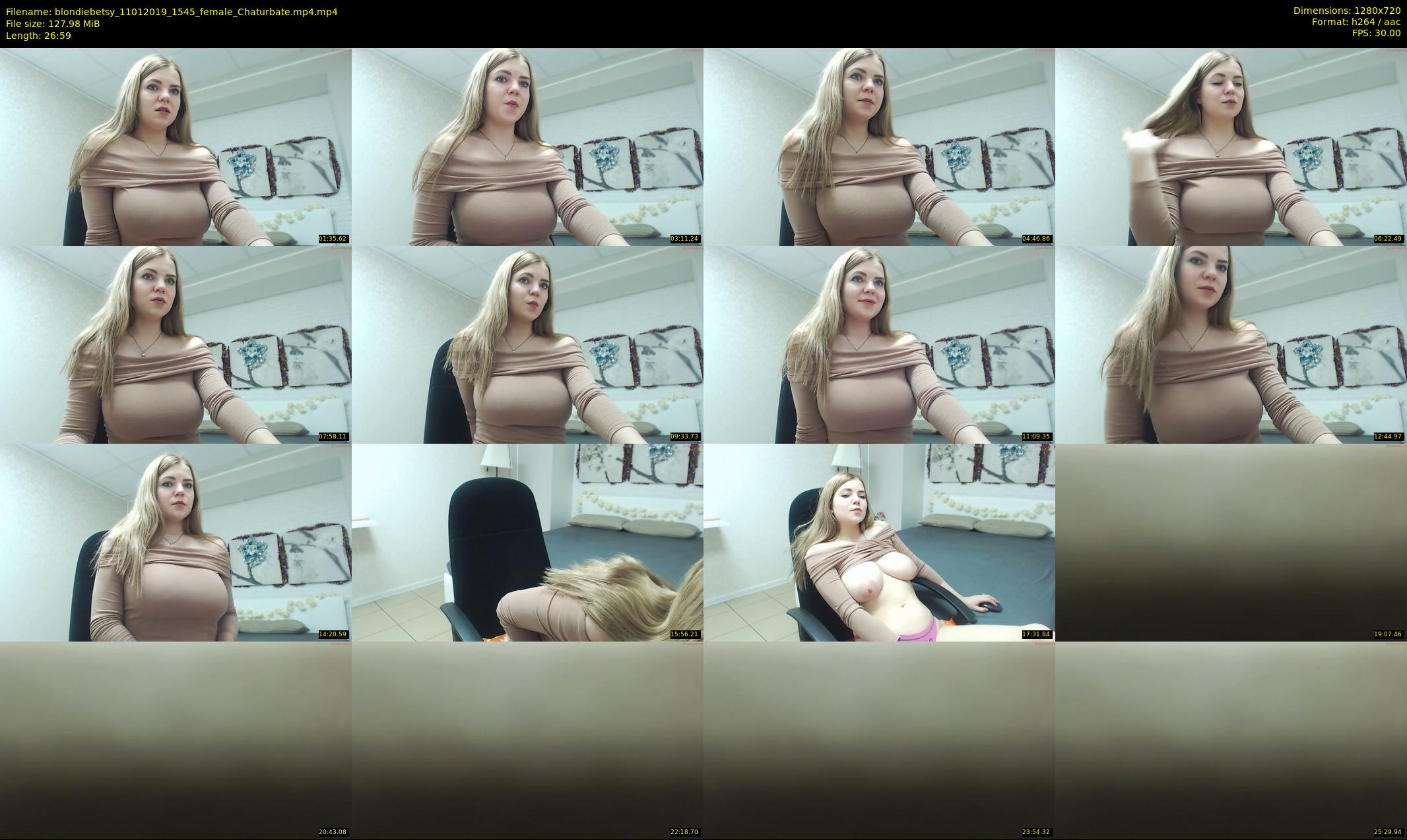 blondiebetsy — 27 minute Chaturbate female cam show recording, 720p, Jan 11, 2019