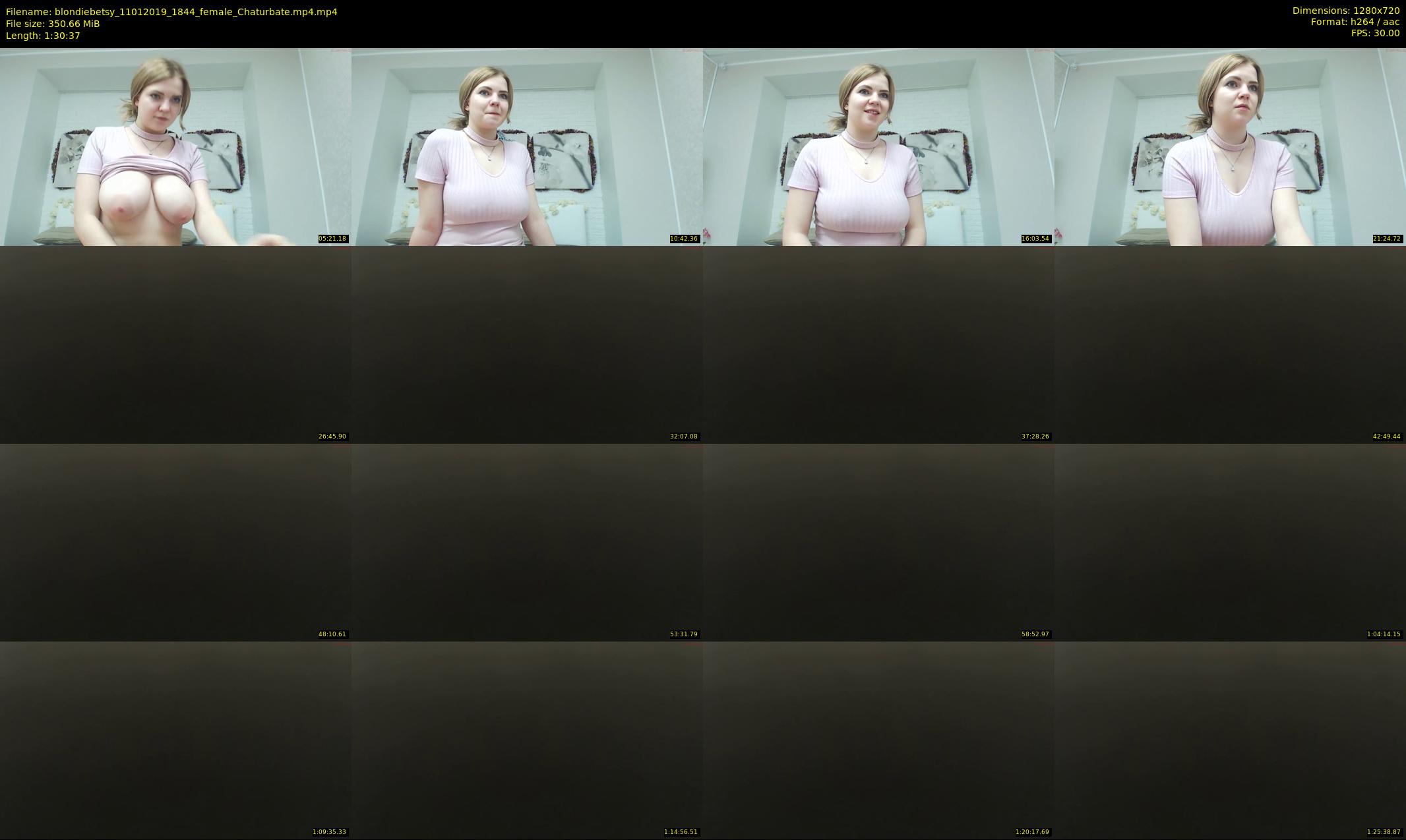 blondiebetsy — 91 minute Chaturbate female cam show recording, 720p, Jan 11, 2019