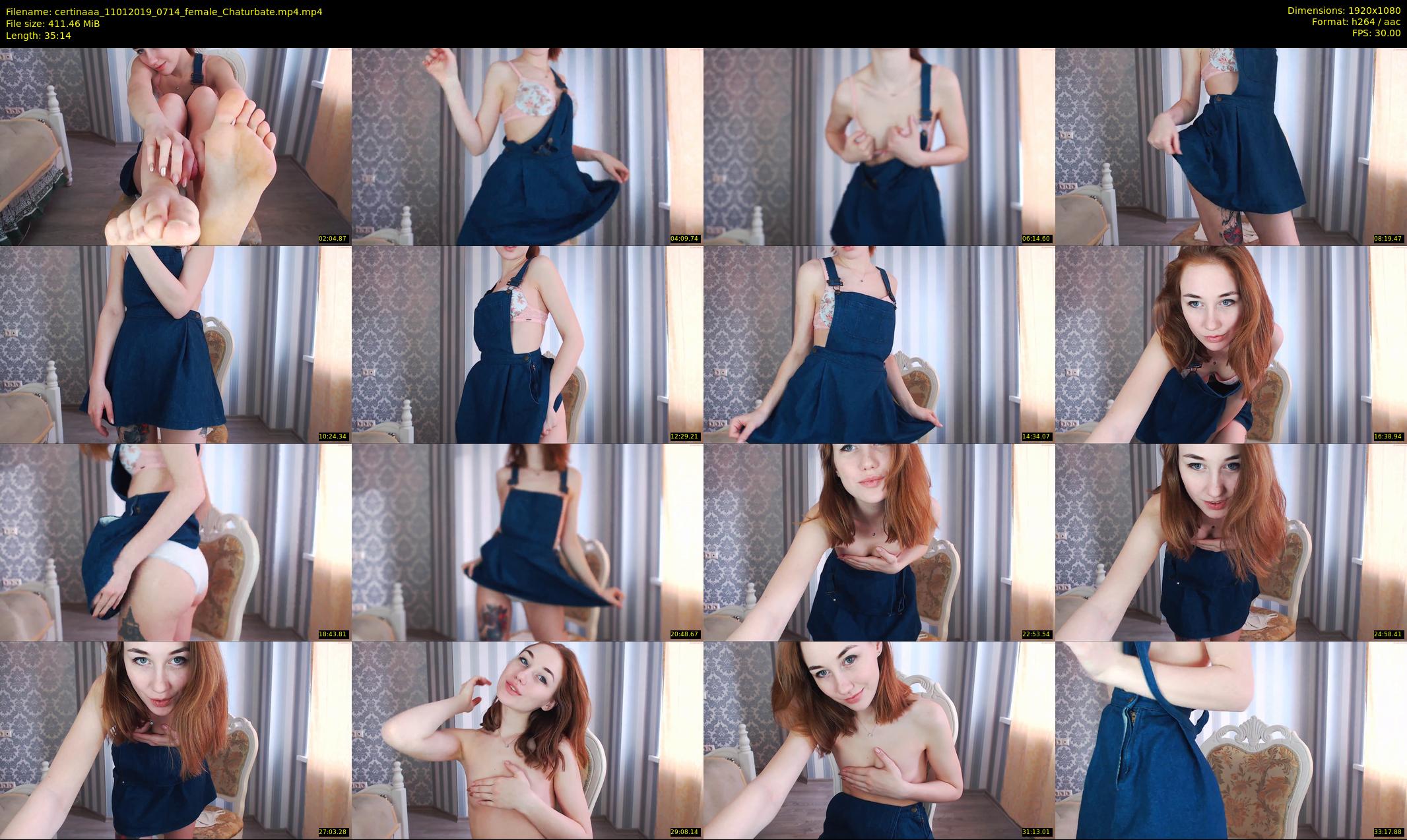 certinaaa — 36 minute Chaturbate female cam show recording, 1080p, Jan 11, 2019