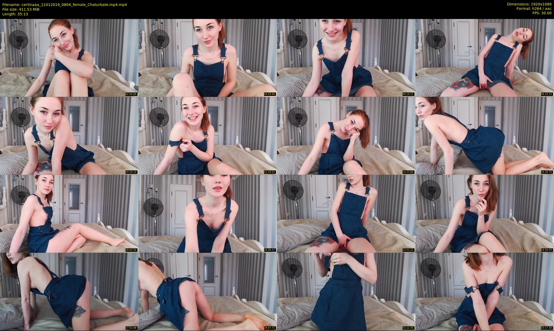 certinaaa — 36 minute Chaturbate female cam show recording, 1080p, Jan 11, 2019