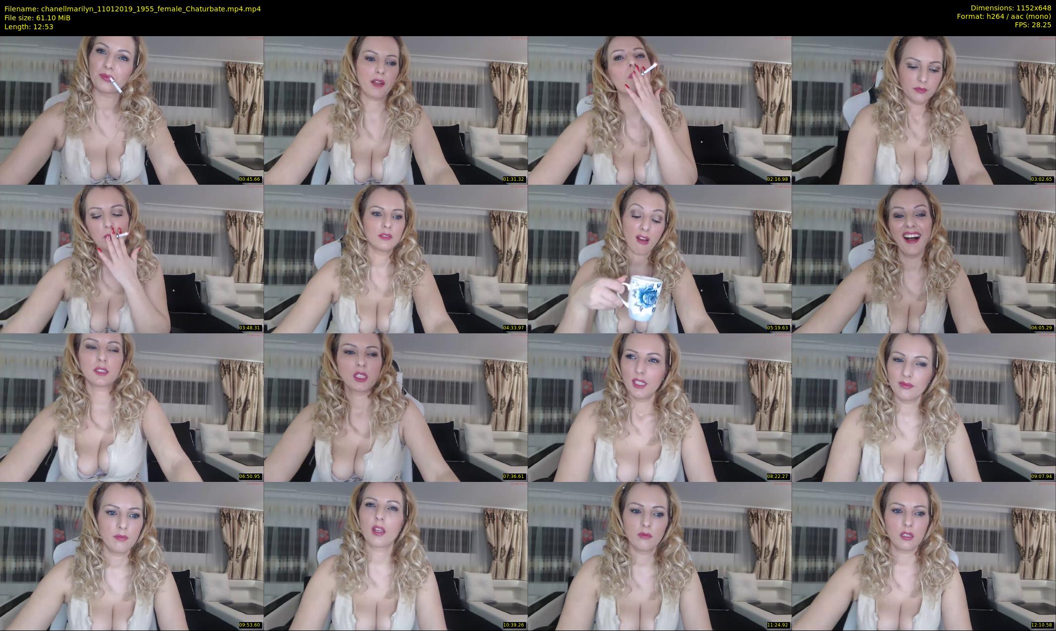 chanellmarilyn — 13 minute Chaturbate female cam show recording, 480p, Jan 11, 2019