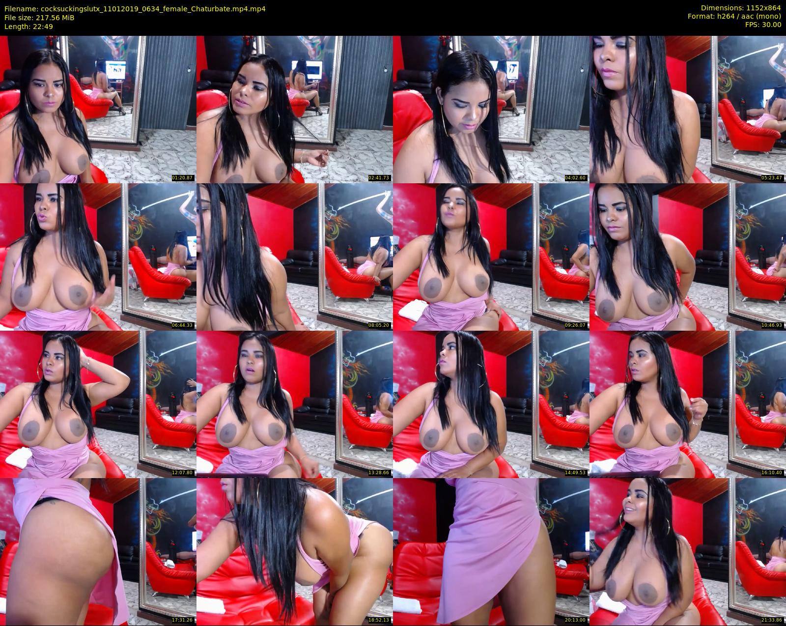 cocksuckingslutx — 23 minute Chaturbate female cam show recording, 720p, Jan 11, 2019