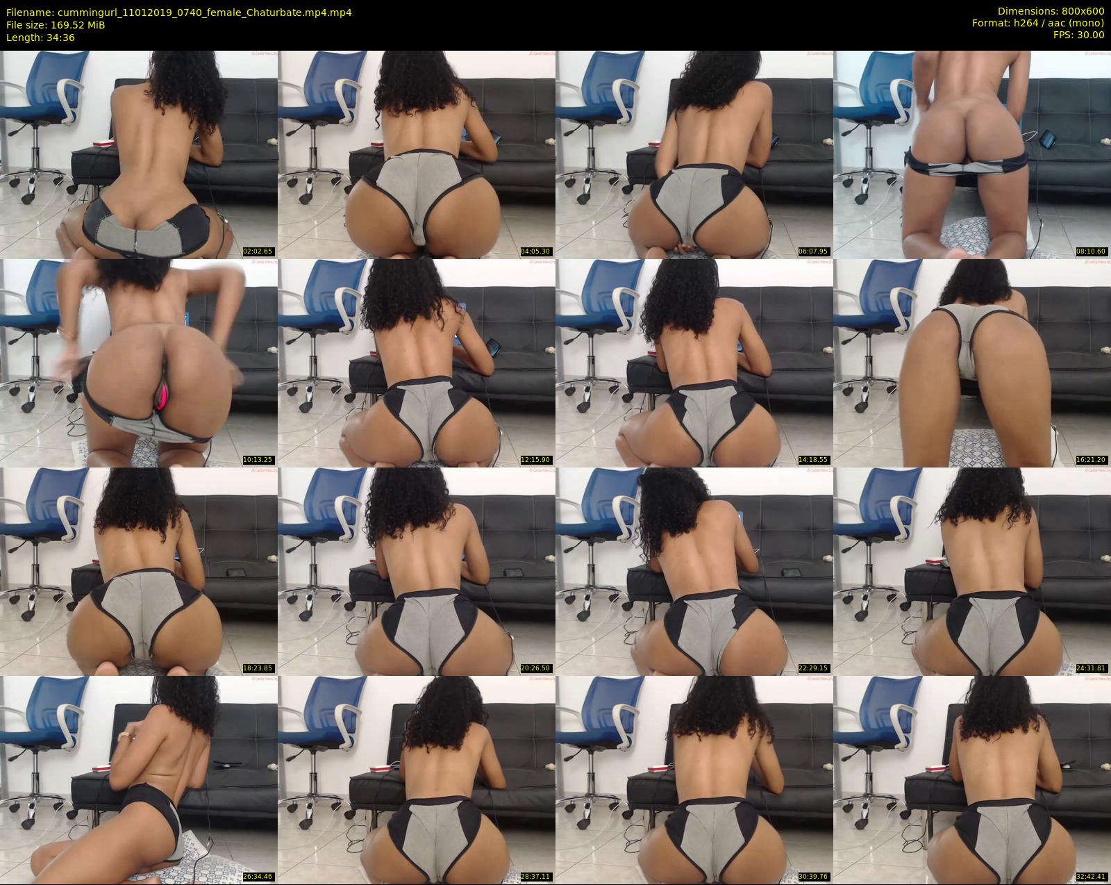 cummingurl — 35 minute Chaturbate couple cam show recording, 480p, Jan 11, 2019